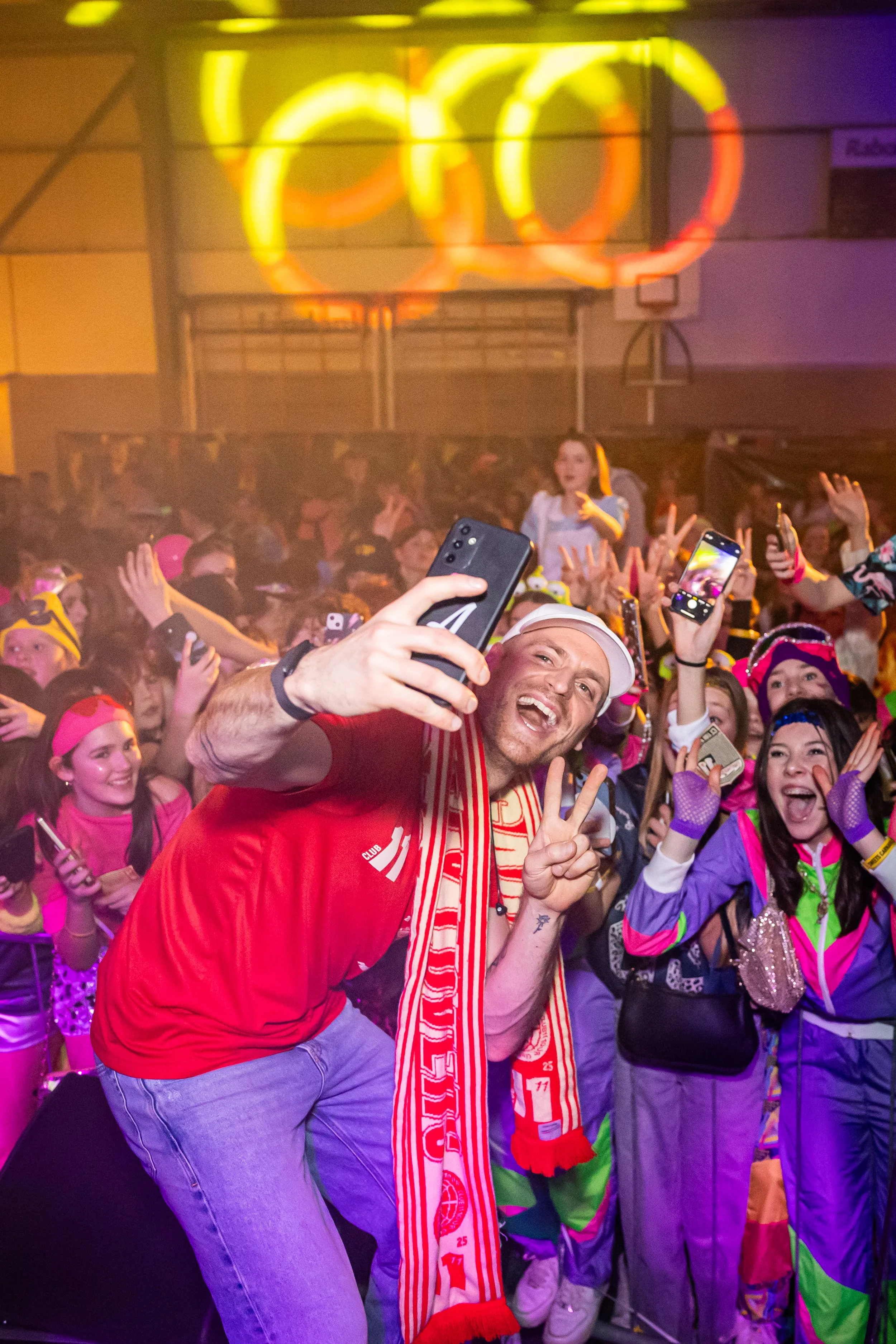 Giel de winter selfie met fan