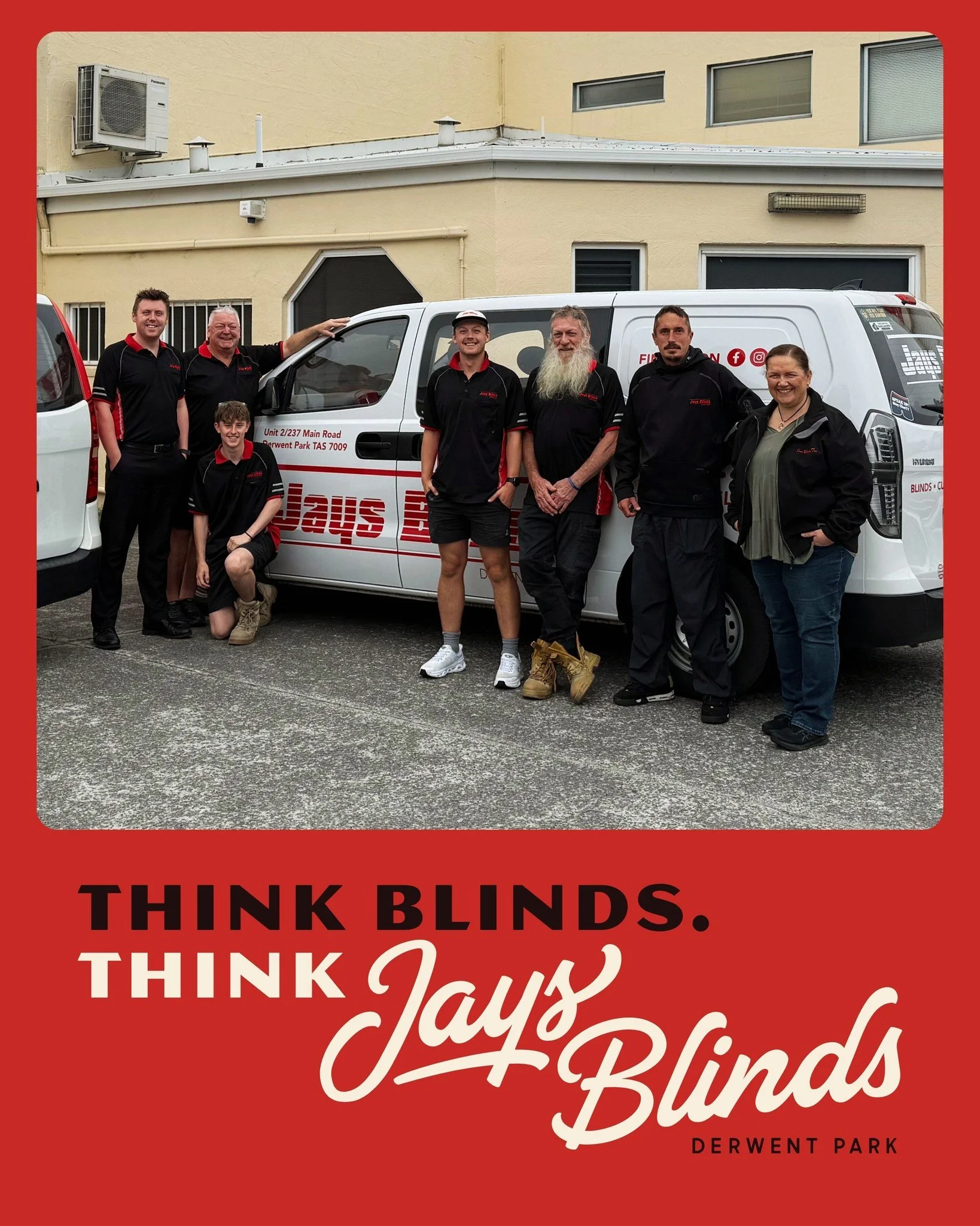 Back on deck for 2026 💪🪟

The full Jays Blinds crew is officially back together and ready to roll! Here&rsquo;s to a big year ahead! 

Same great team, same family values and the same commitment to quality service for our customers across Hobart an
