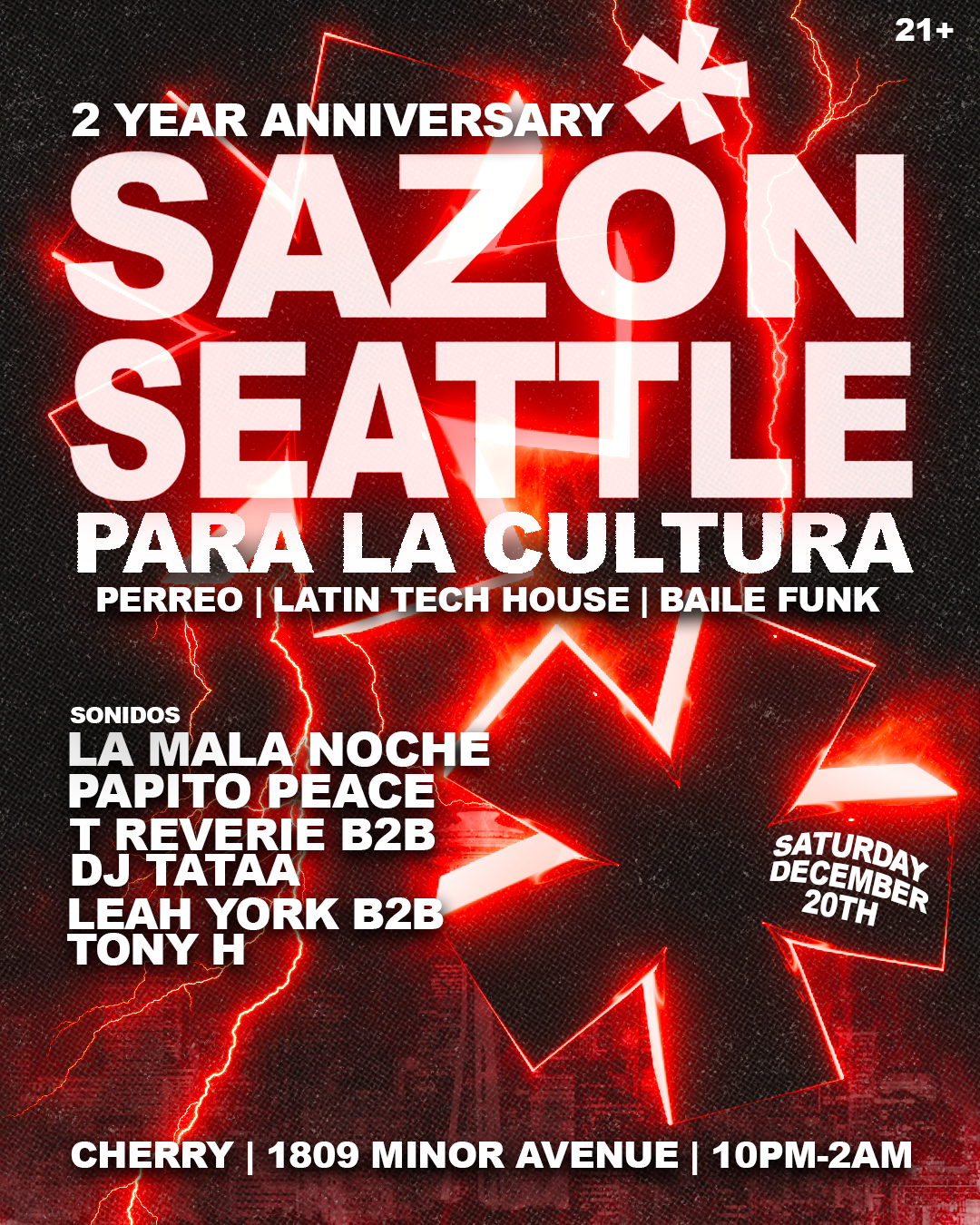 SAZON 2 YEAR ANNIVERSARY