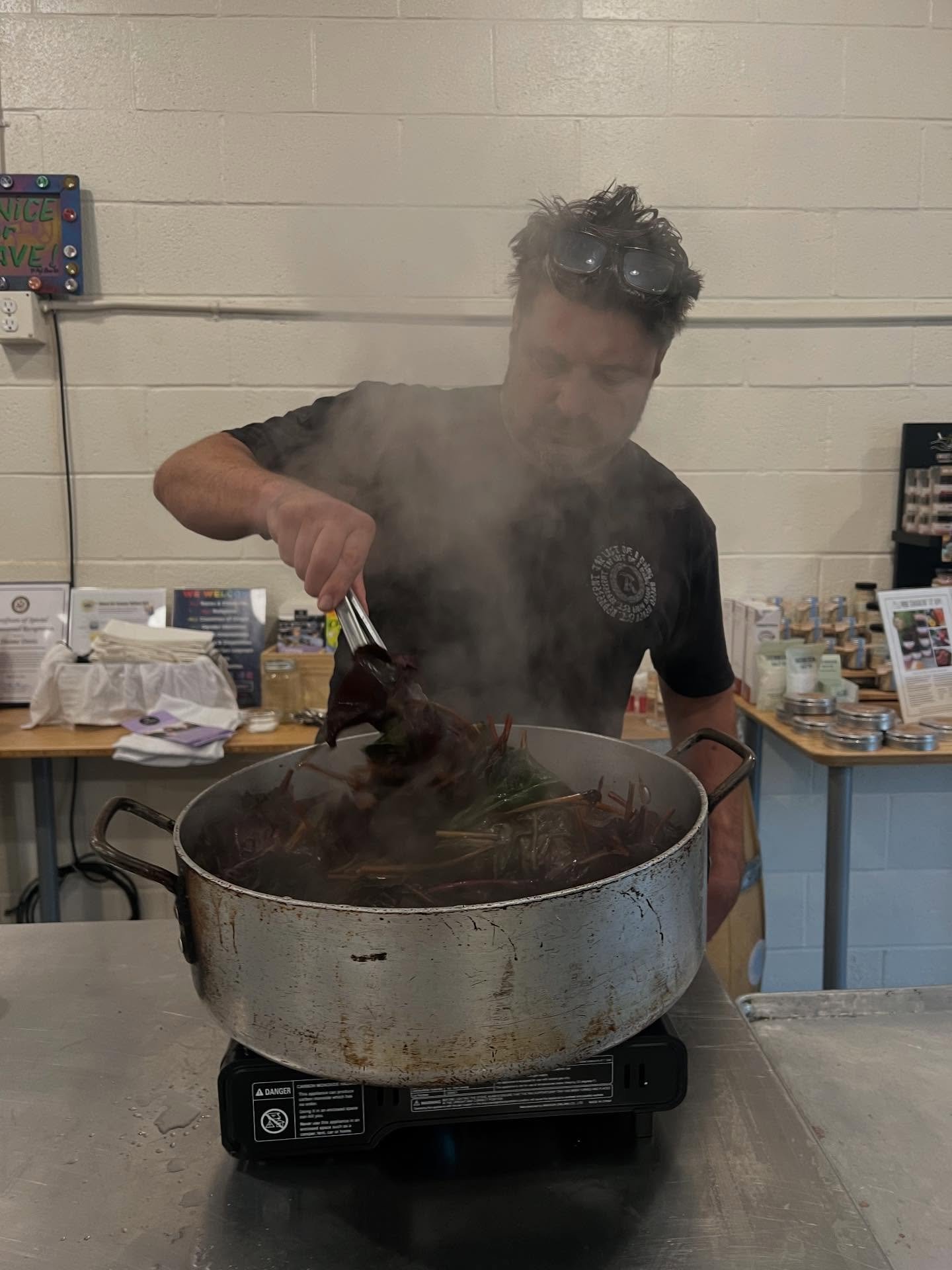 Chef Charles volunteering his time to cook for our seniors of Sonoma Valley. @burbankhousingcorp @fishsonoma @farmtopantry @epicureansonoma @sheanadavis @charles_bocchetti @pressdemo @indextribune @fishsonoma