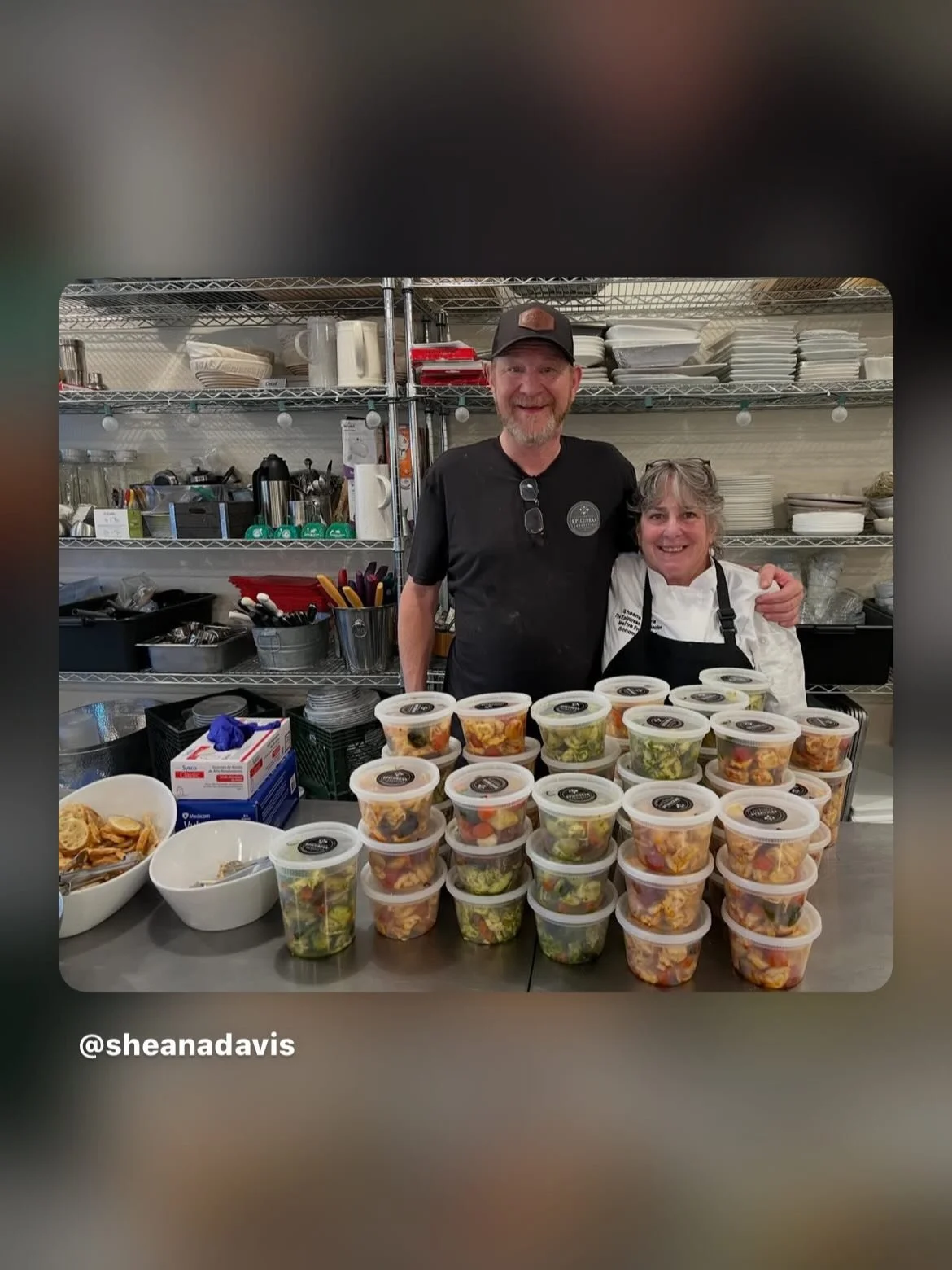 Fresh Pasta Salads for our seniors this week.  Roasted vegetables with basil tomato sauce. @nopaycafe @farmtopantry @burbankhousingcorp @fishsonoma @vintagehousesonoma @redwoodempirefoodbank