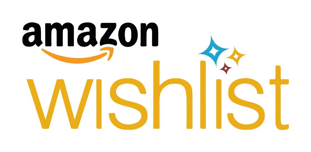Amazon Wishlist logo and link to No Pay Cafe donations