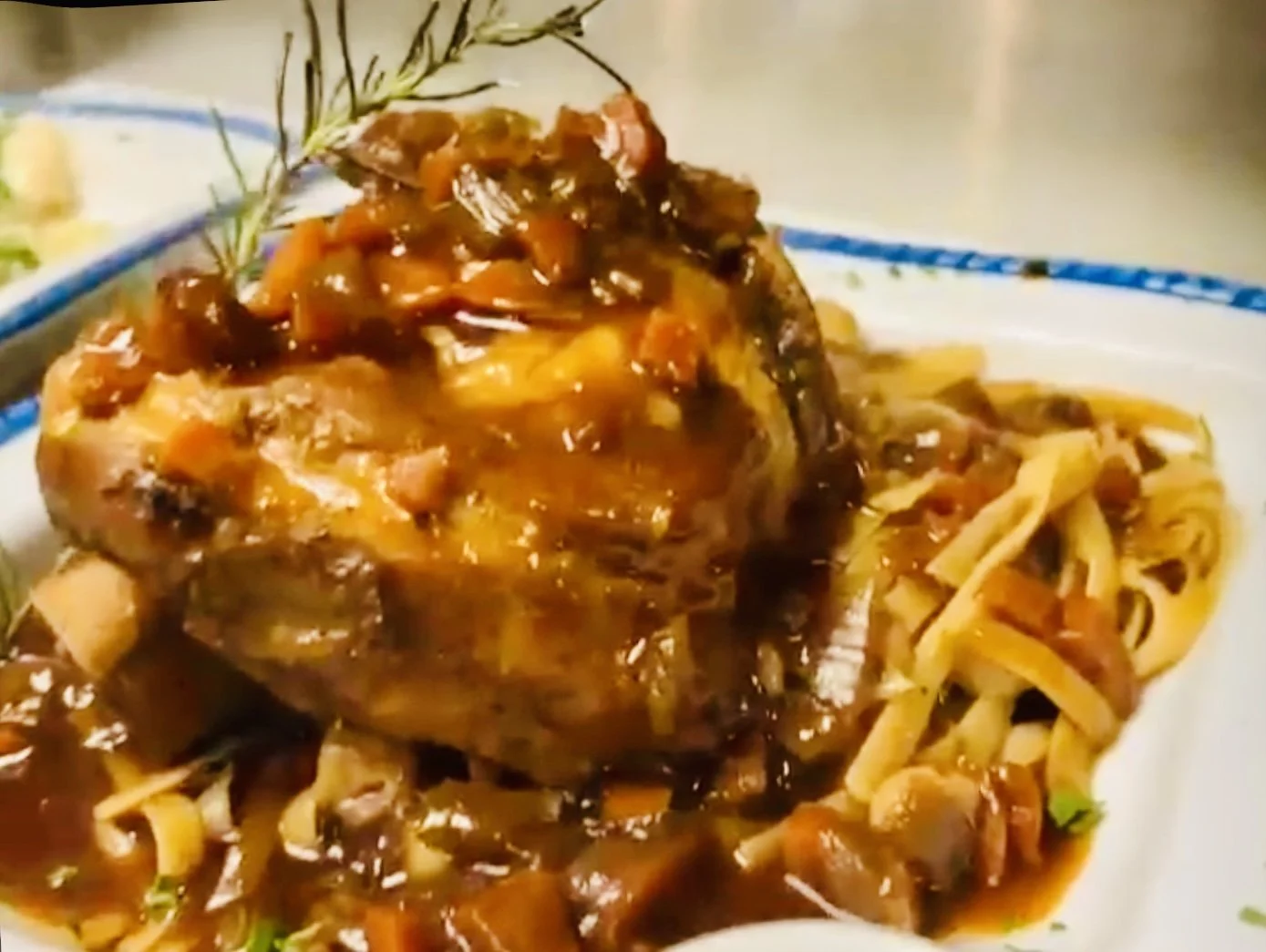 Osso Buco with Pasta