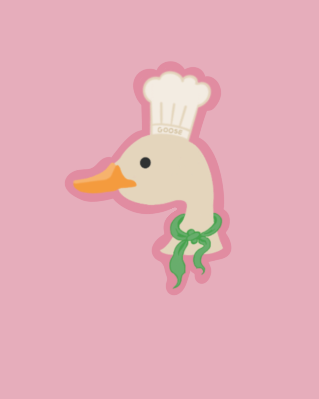 An illustration/Instagram highlight cover of Goose, Main Squeeze A Cappella's mascot.