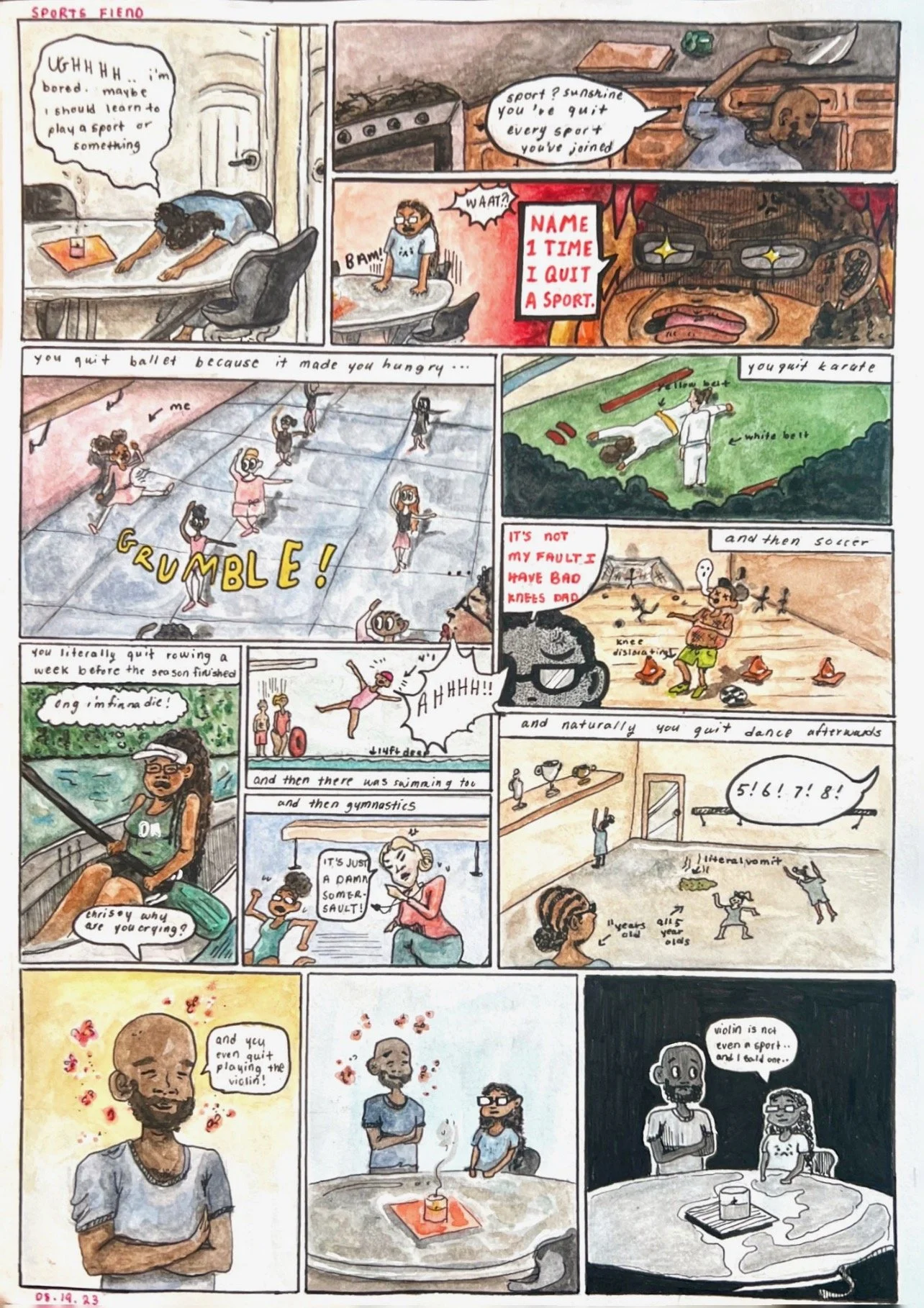 Sports Fiend -
On my lack of athleticism.