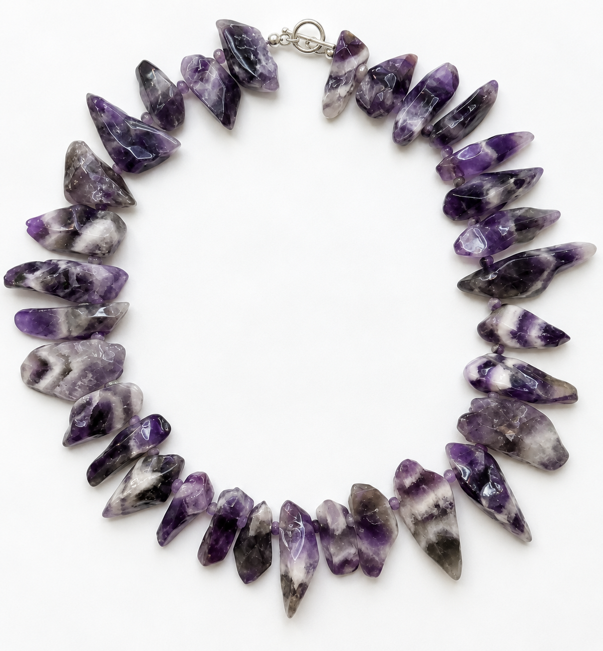 Polished Amethyst Chip Choker Necklace.png
