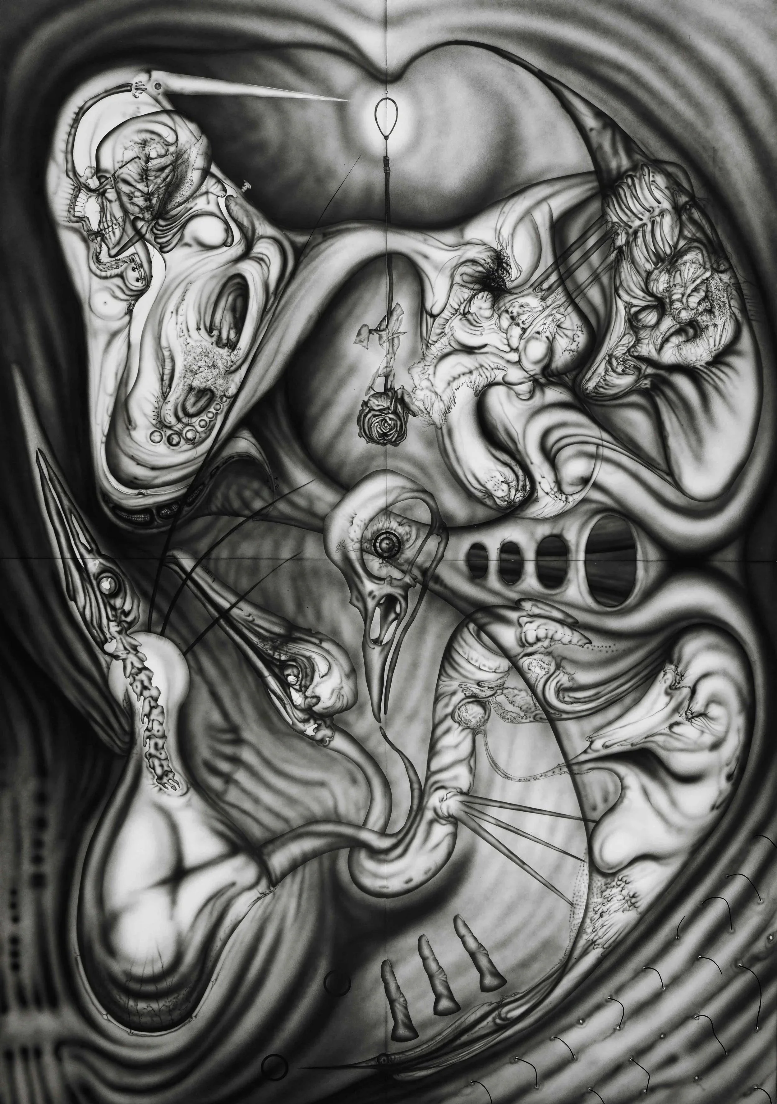 The pecking order 140 x 200 cm