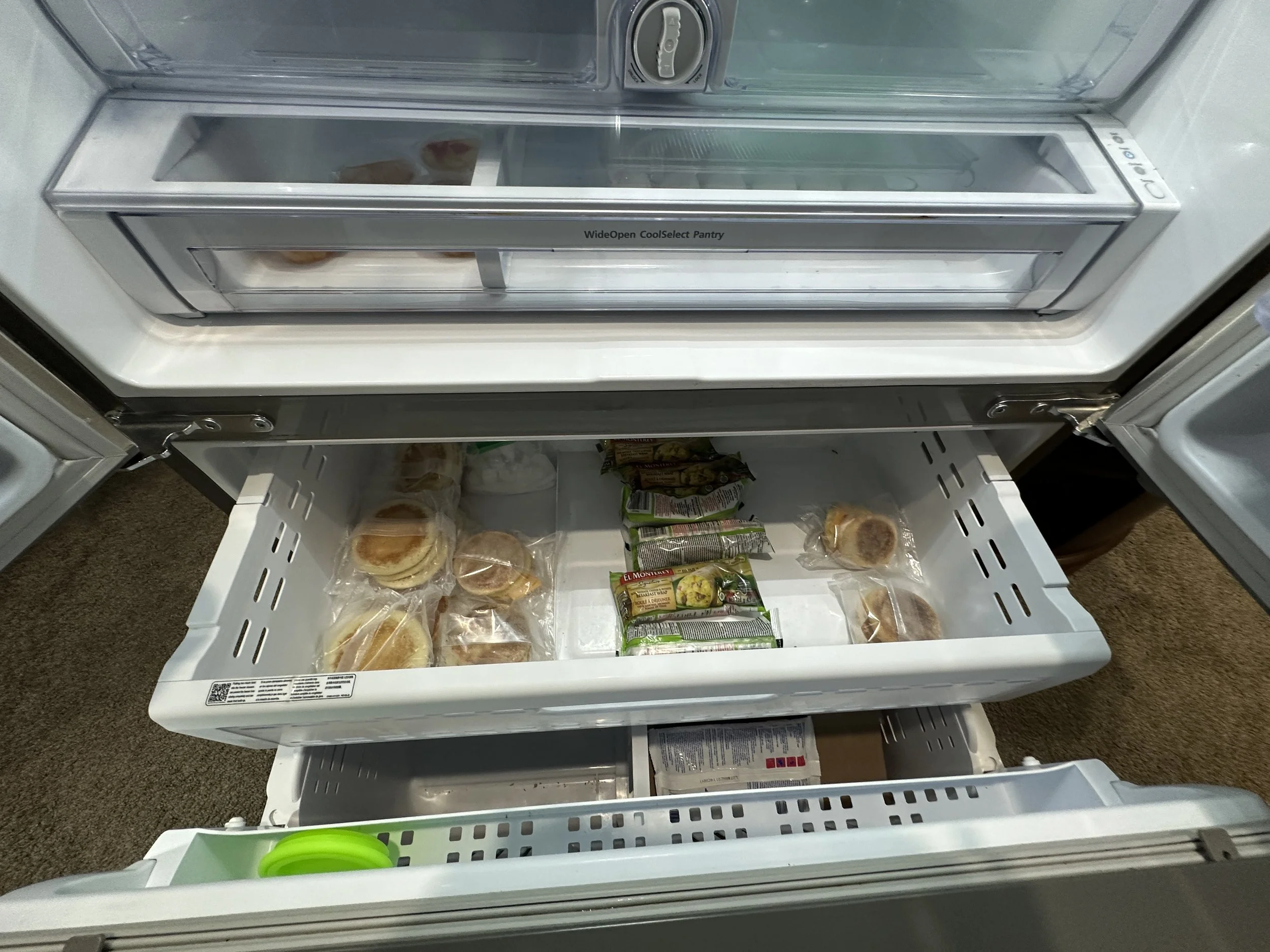 Ready to eat self serve breakfast options