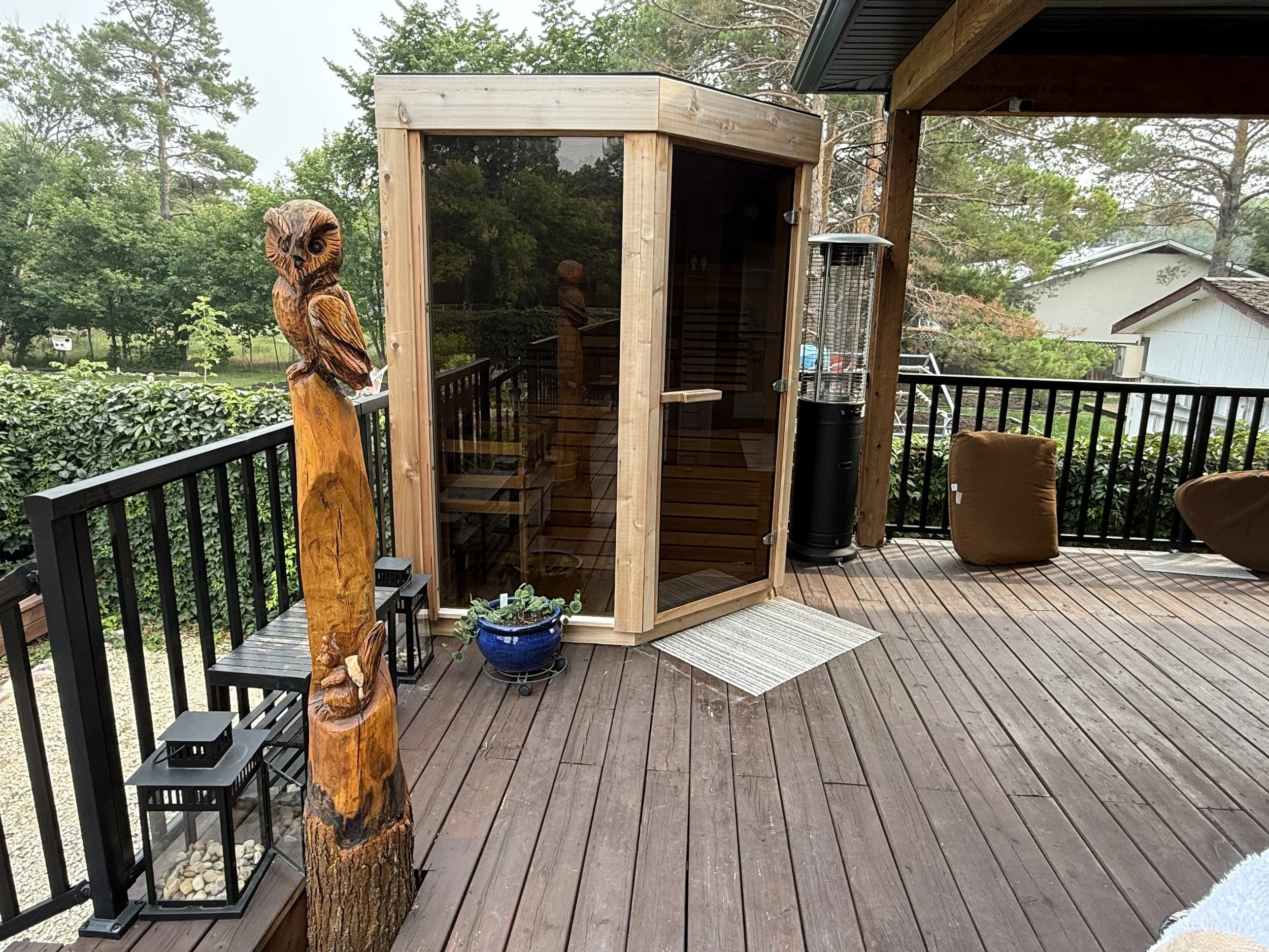 Stay549 Sauna available all year round.