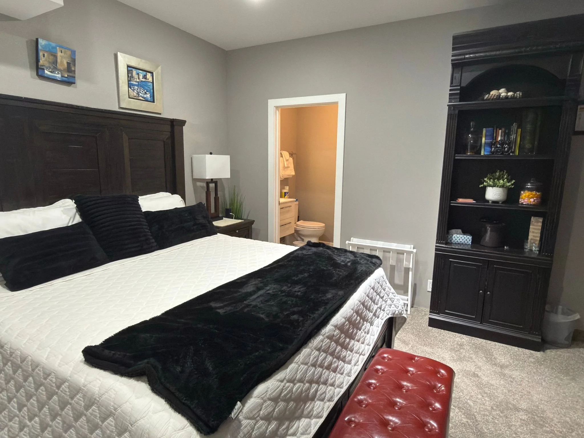 King Bedroom 3 Private in room bathroom