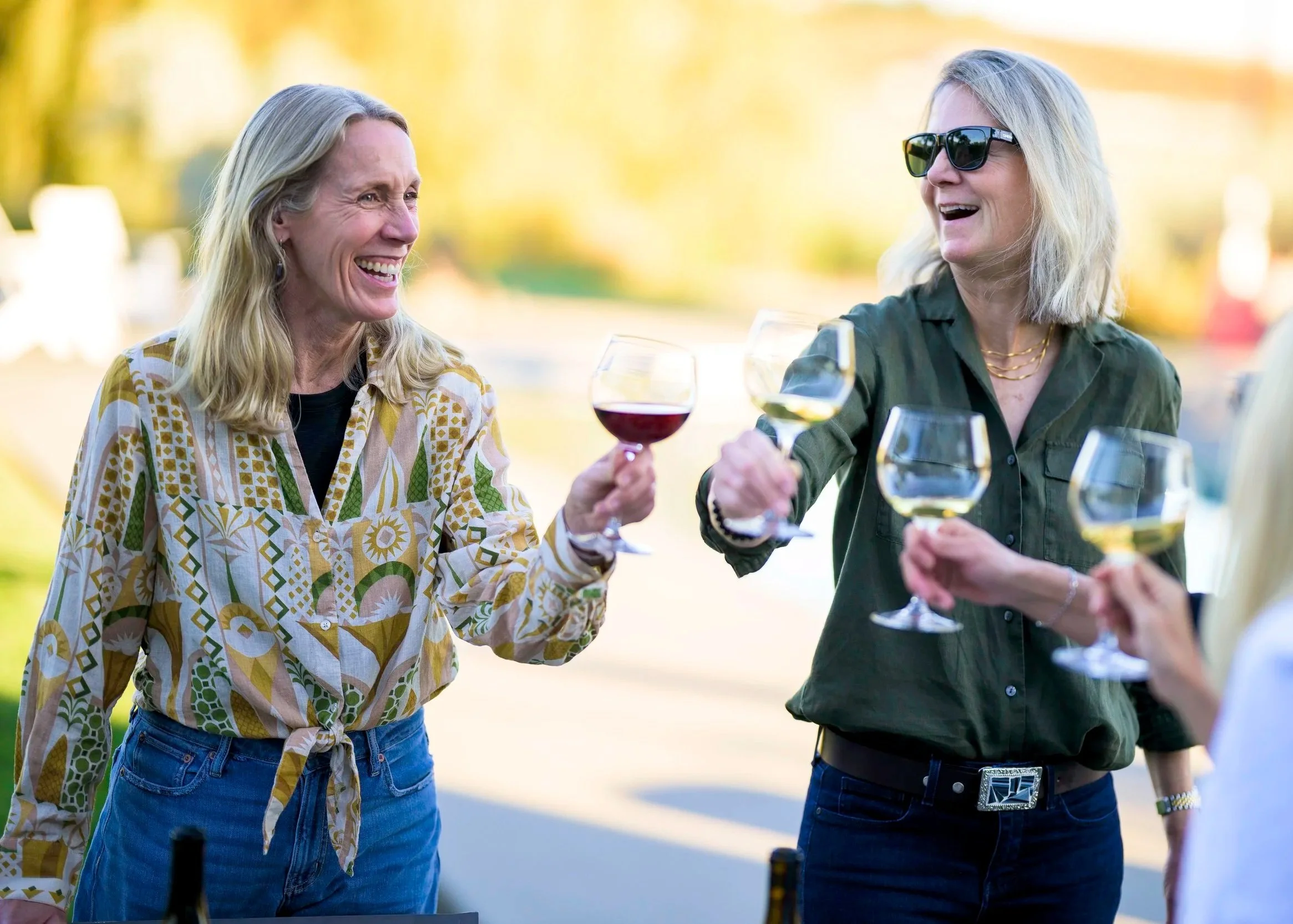 Carole, owner  and Jacqueline, wine maker
