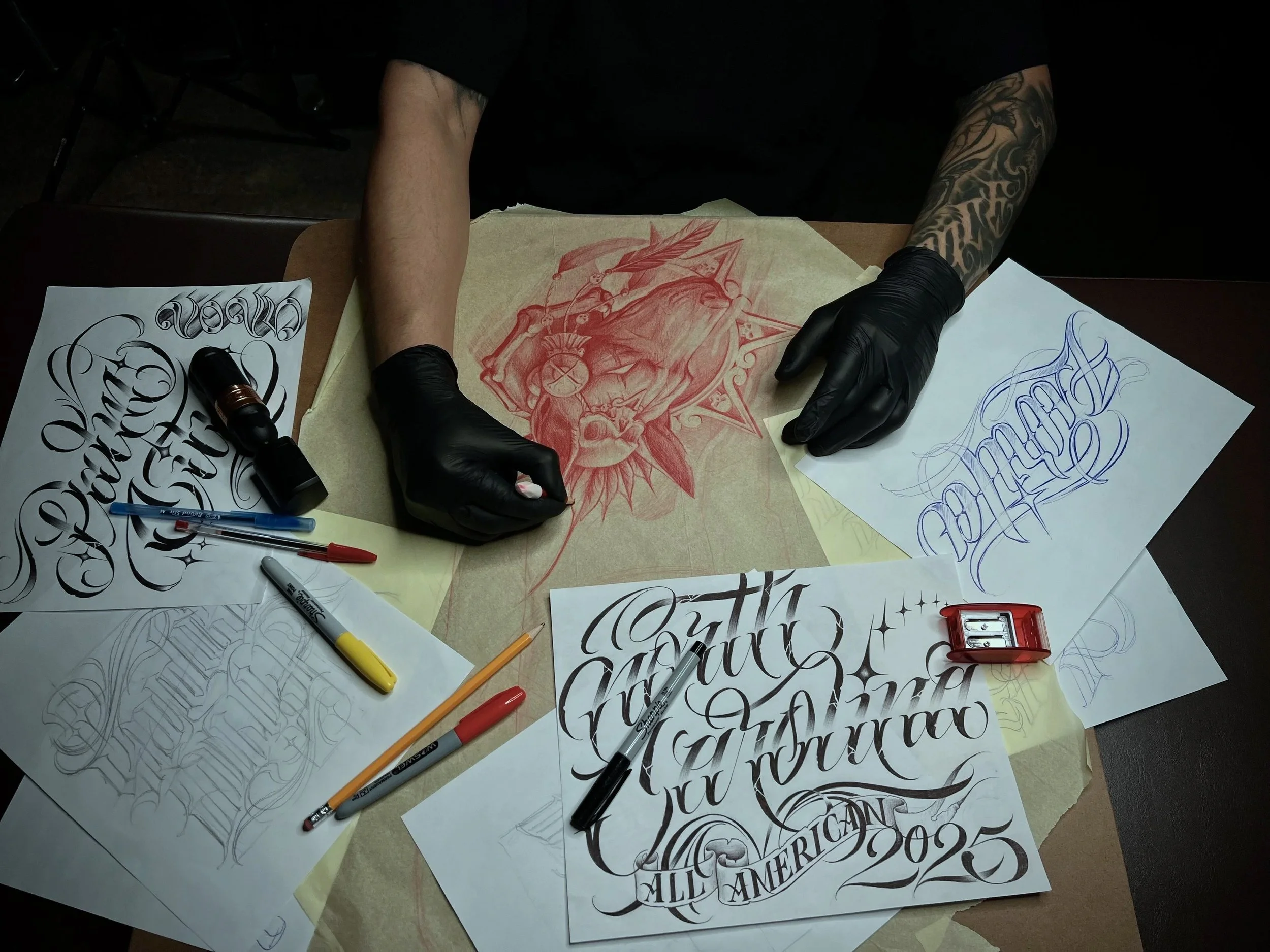 Custom Tattoo Design Austin TX | Johny Vasquez Mommasboy Tattoo