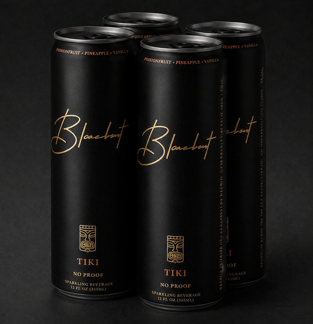 Blackout Drinks TIKI- 4 Pack