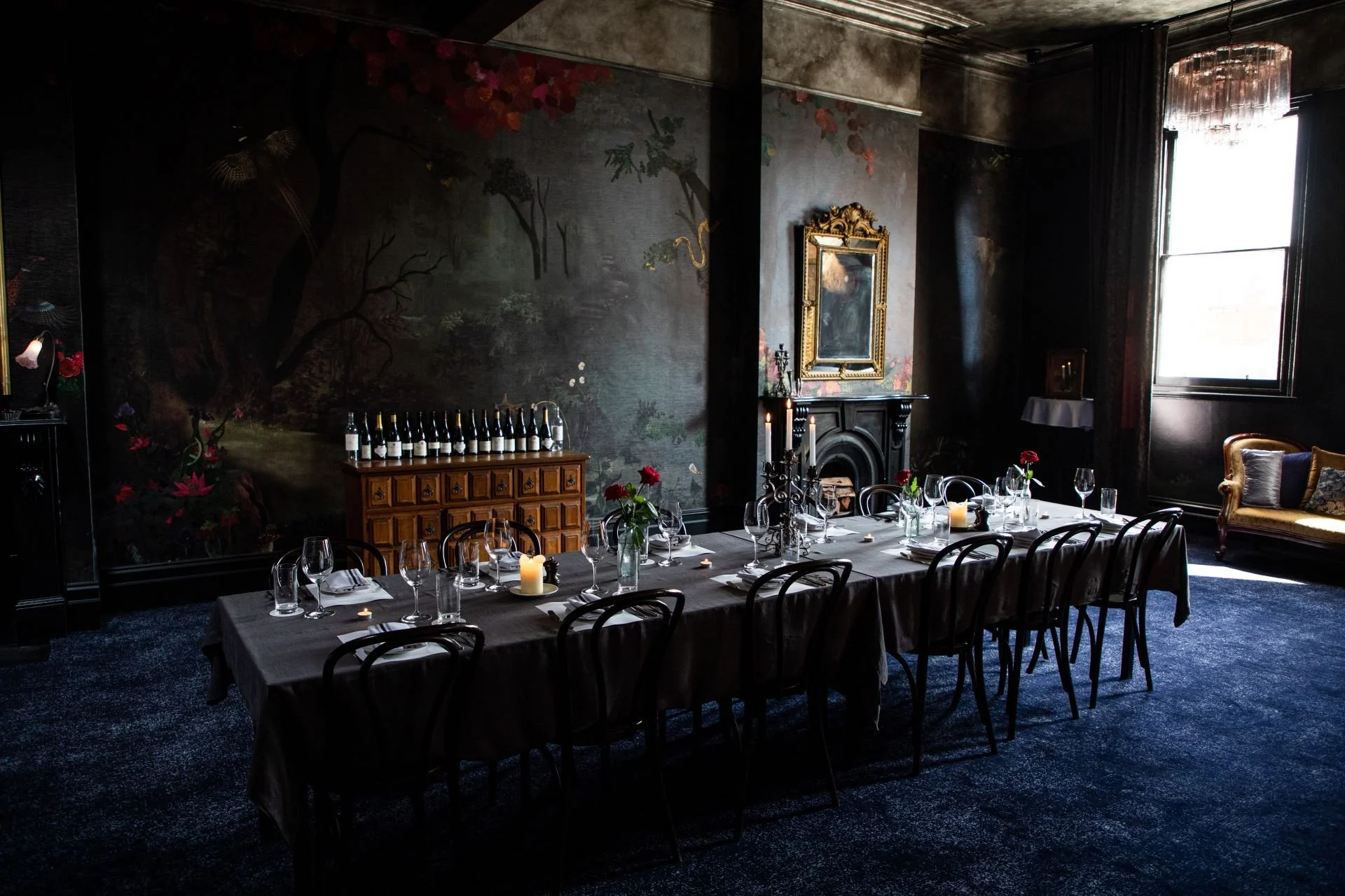 Smith St Bistrot's private dining room, La Vie en Rose