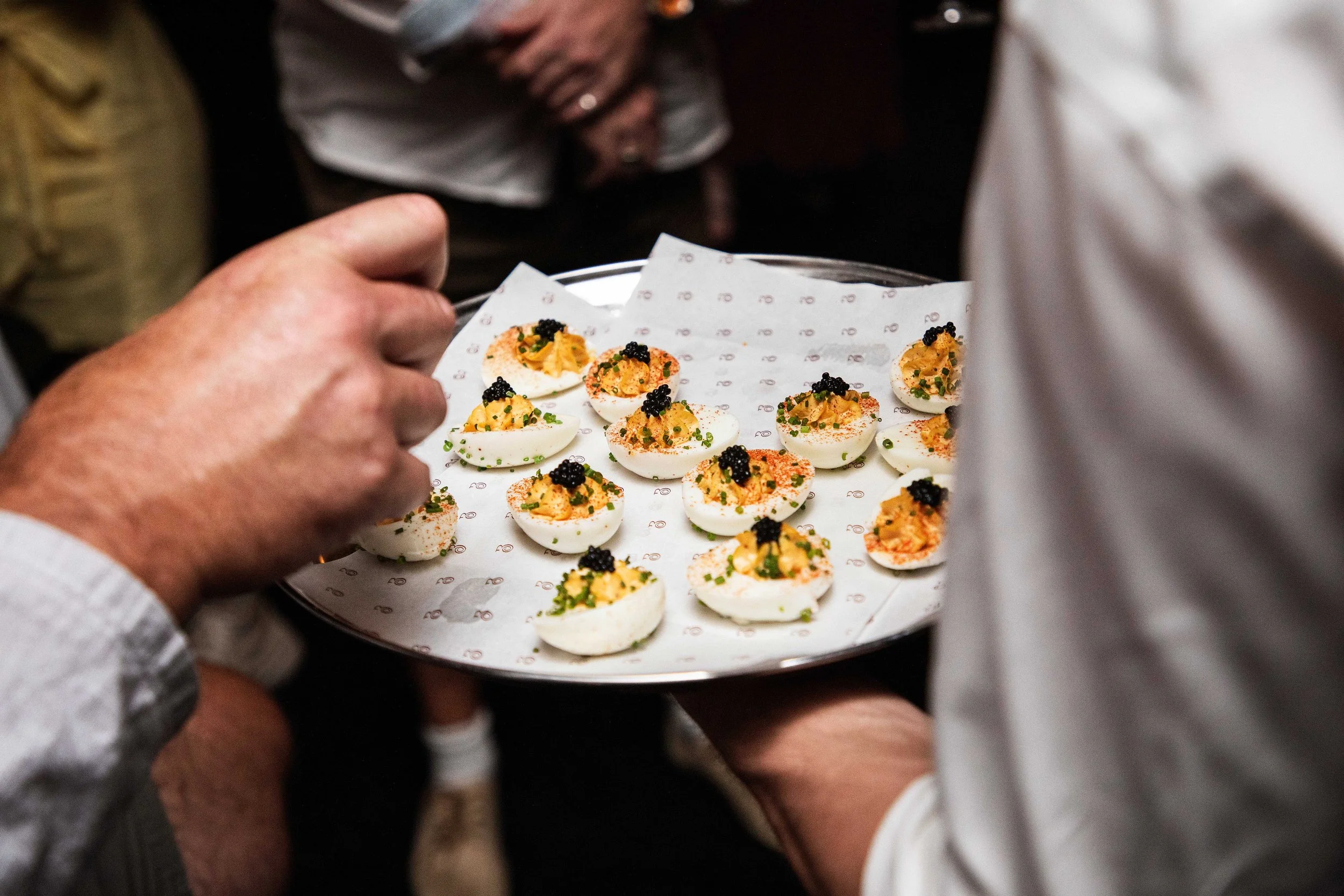 canapes at Smith St Bistrot for a private event
