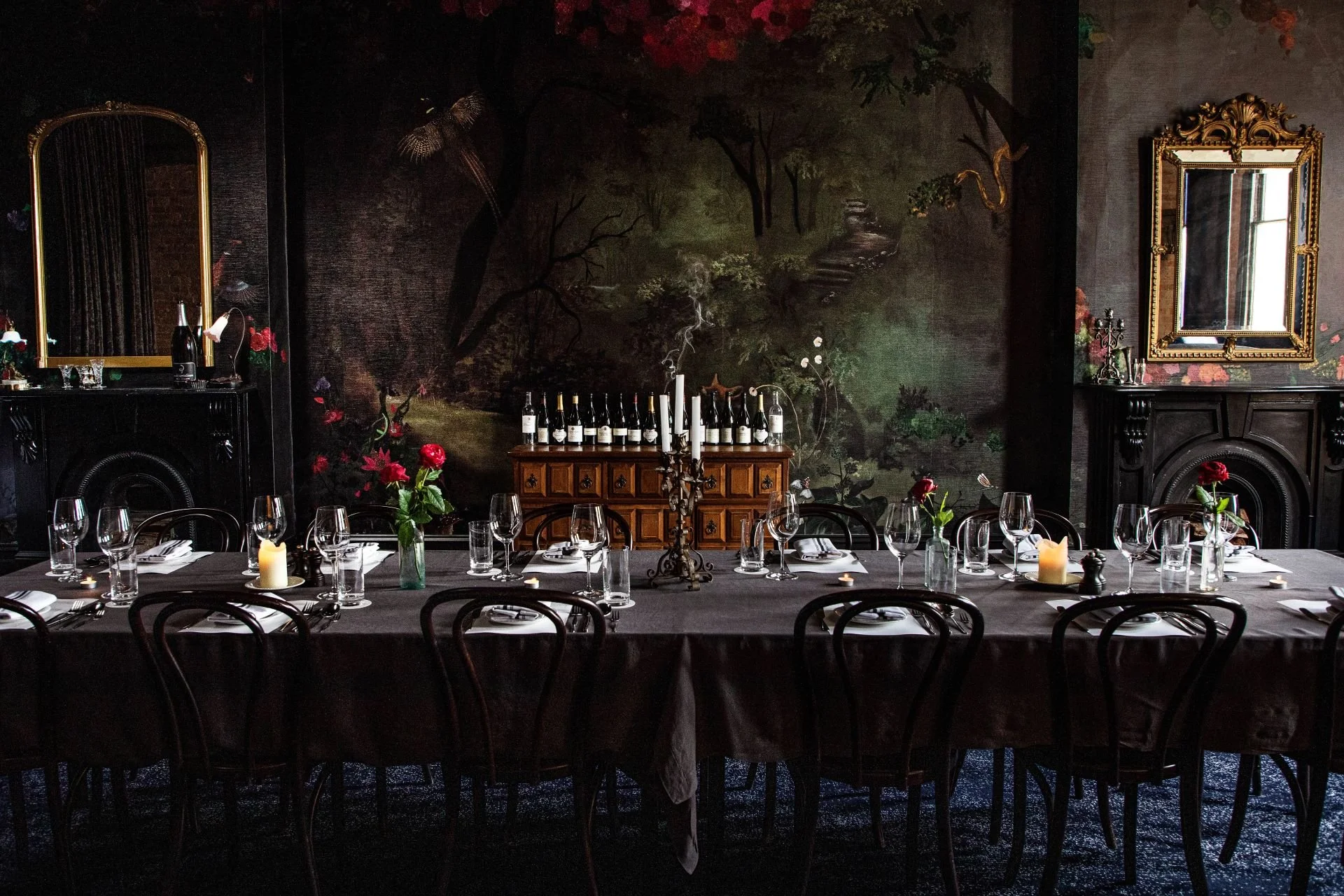 Smith St Bistrot's private dining room, La Vie en Rose