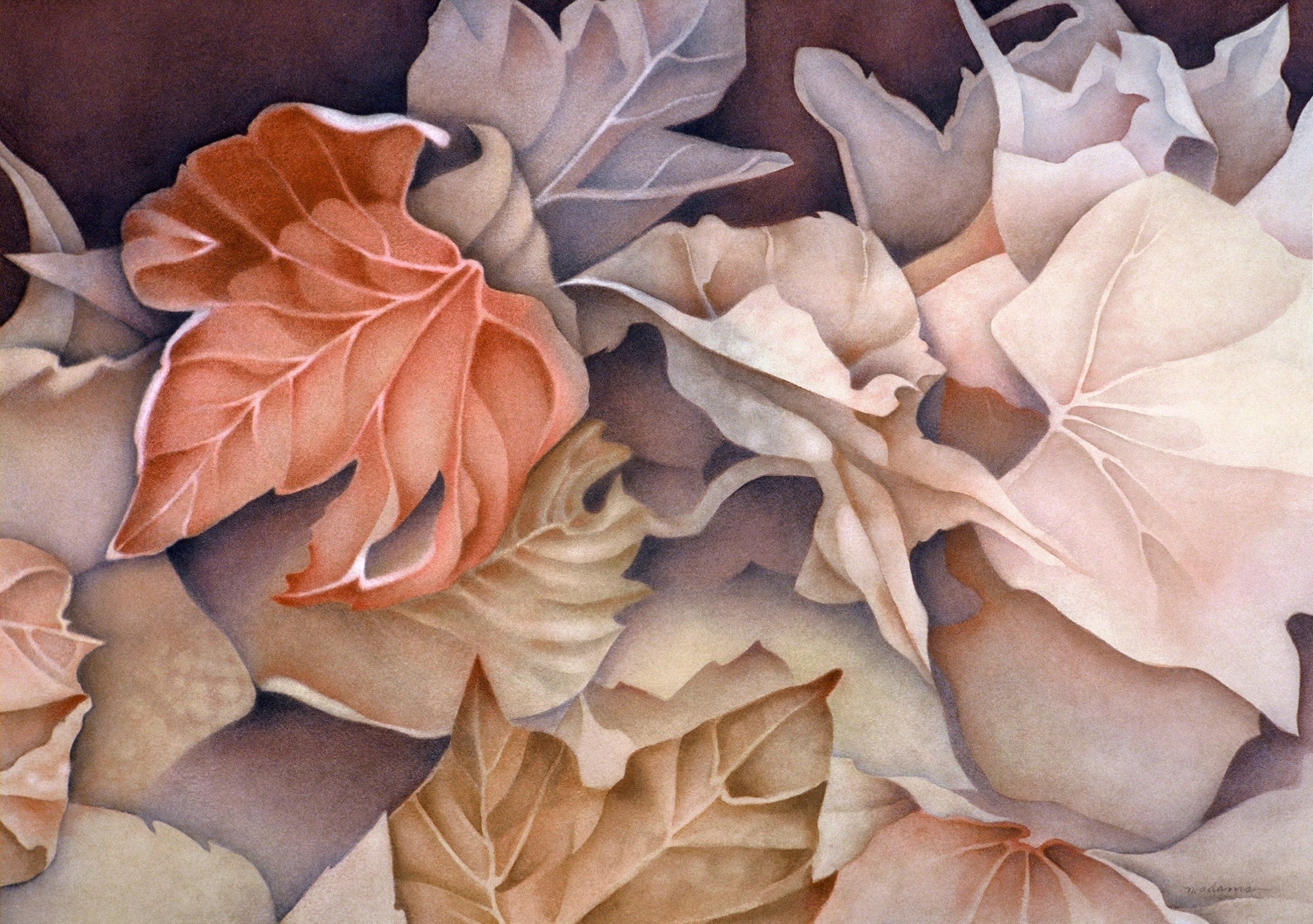 Leaves and Autumn Paintings