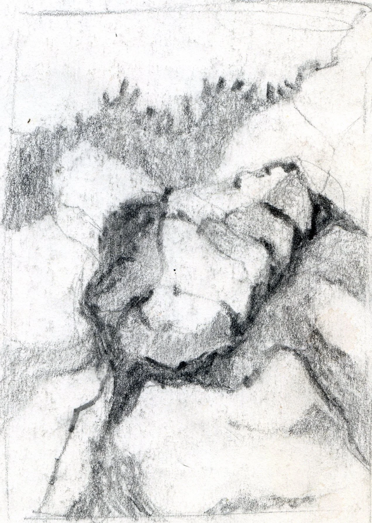 Sketch, pencil on paper, 11x8.5-inches (no date)