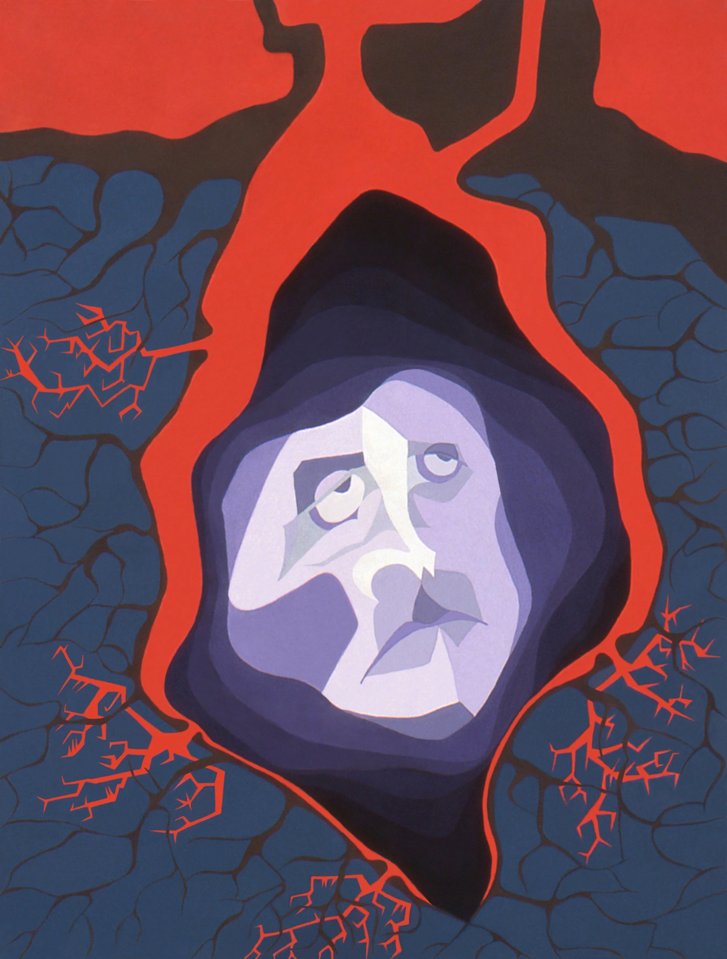 "Depression", casein on board, College, 1957-61 (Studio)