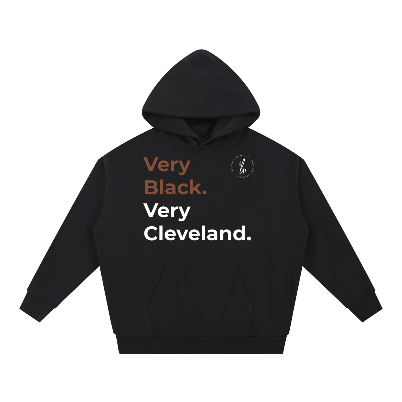 THE VERY BLACK. VERY CLE. HOODIE