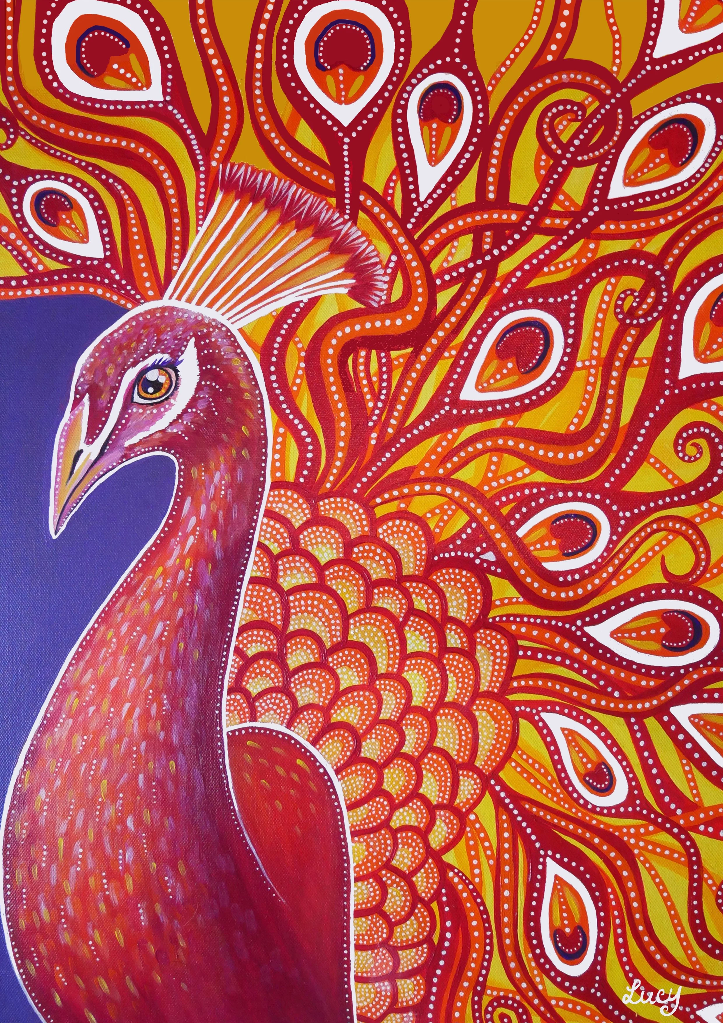 Peacock Dreams Print