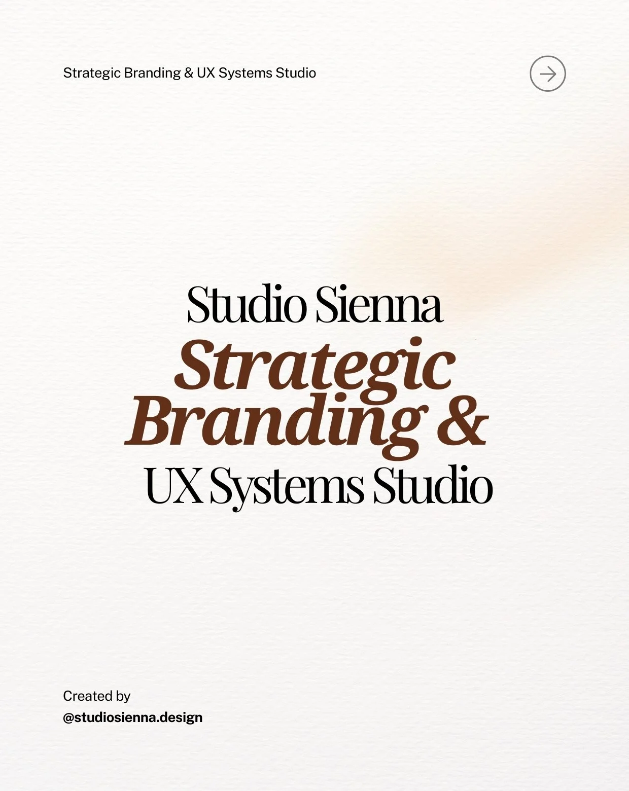 Every growing business reaches a point where clarity becomes essential.

You may have a strong vision but without aligned branding, structured UX, and connected digital systems, growth can feel fragmented.

Studio Sienna was built to bridge that gap.