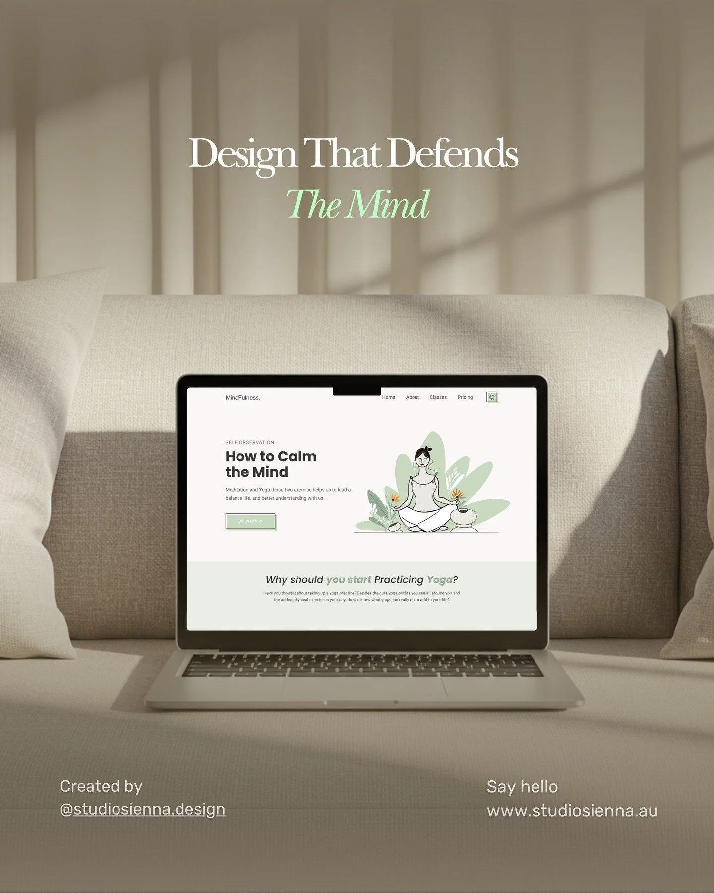 Brand Identity &bull; UX/UI &bull; Website Design
Design systems for growing organisations

🇦🇺 Australia | Working worldwide
✉️ Available for projects: [tanjina@studiosienna.au]

#sydneylocal #sydneydesign #designagency #studiosienna