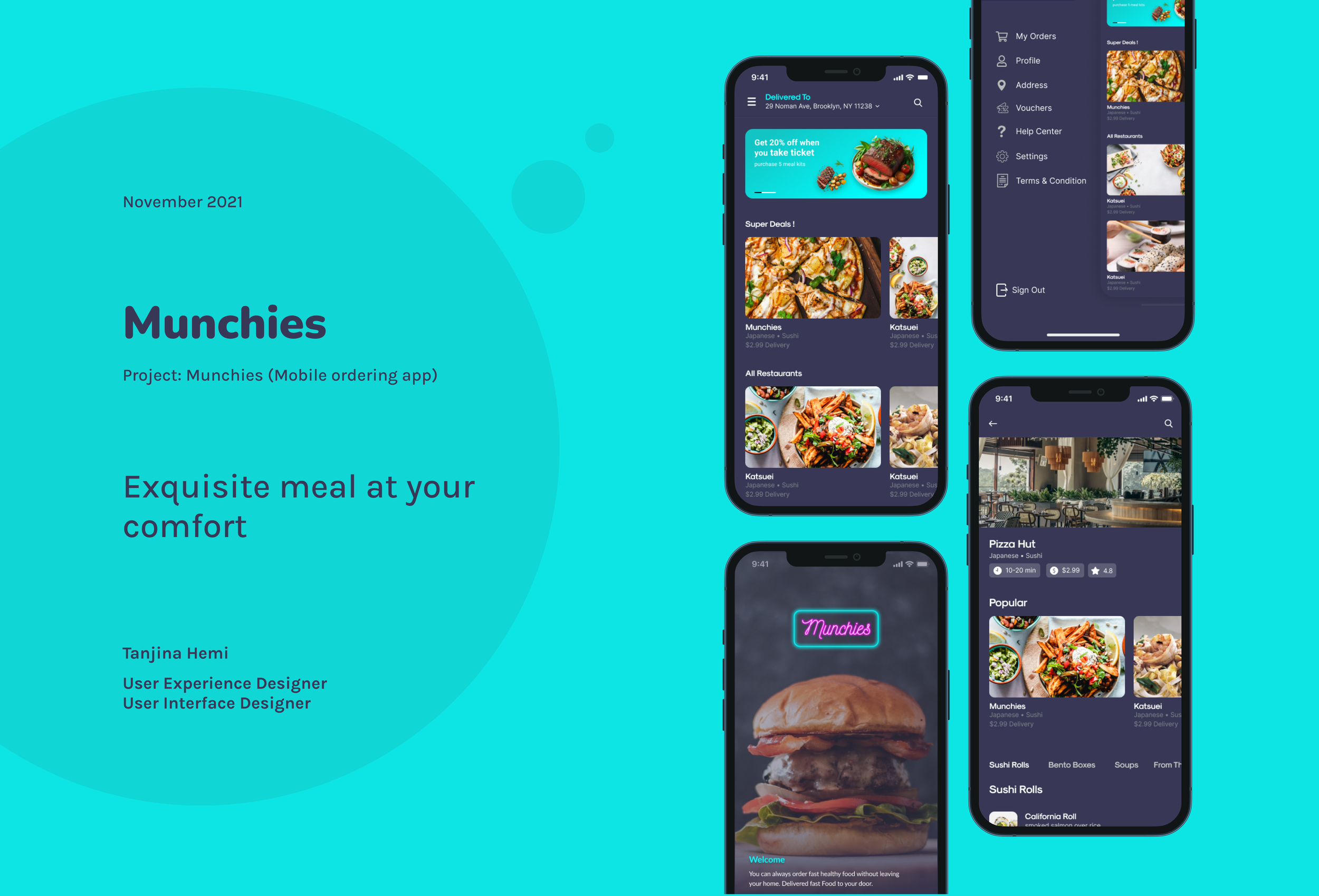 Late night Delivery app redesign case study