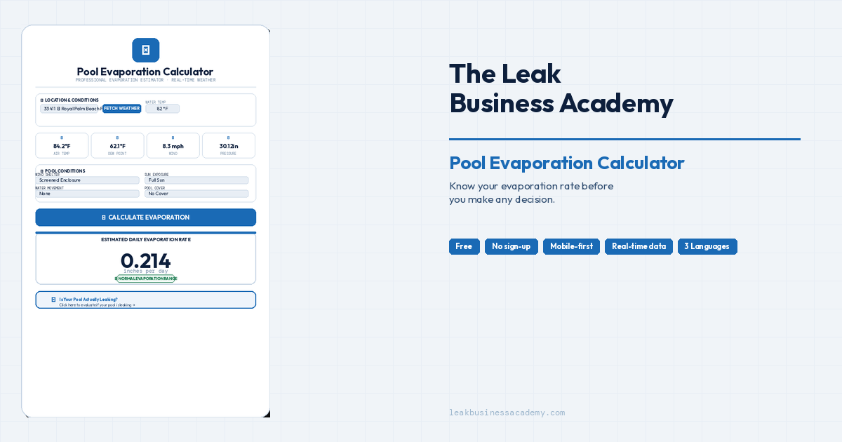 We Just Built the Two Pool Tools the Industry Has Been Missing