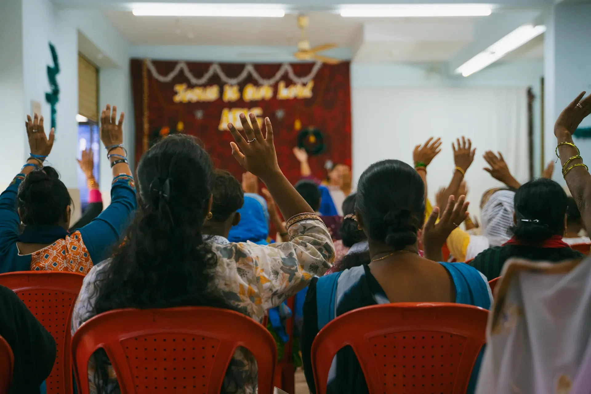 Worship at a small church