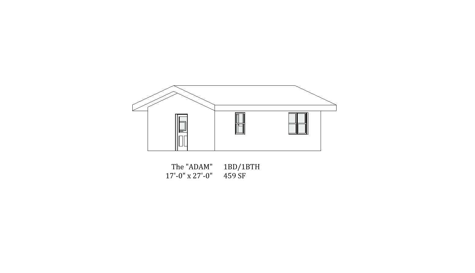 The "ADAM" 1BD/1BTH