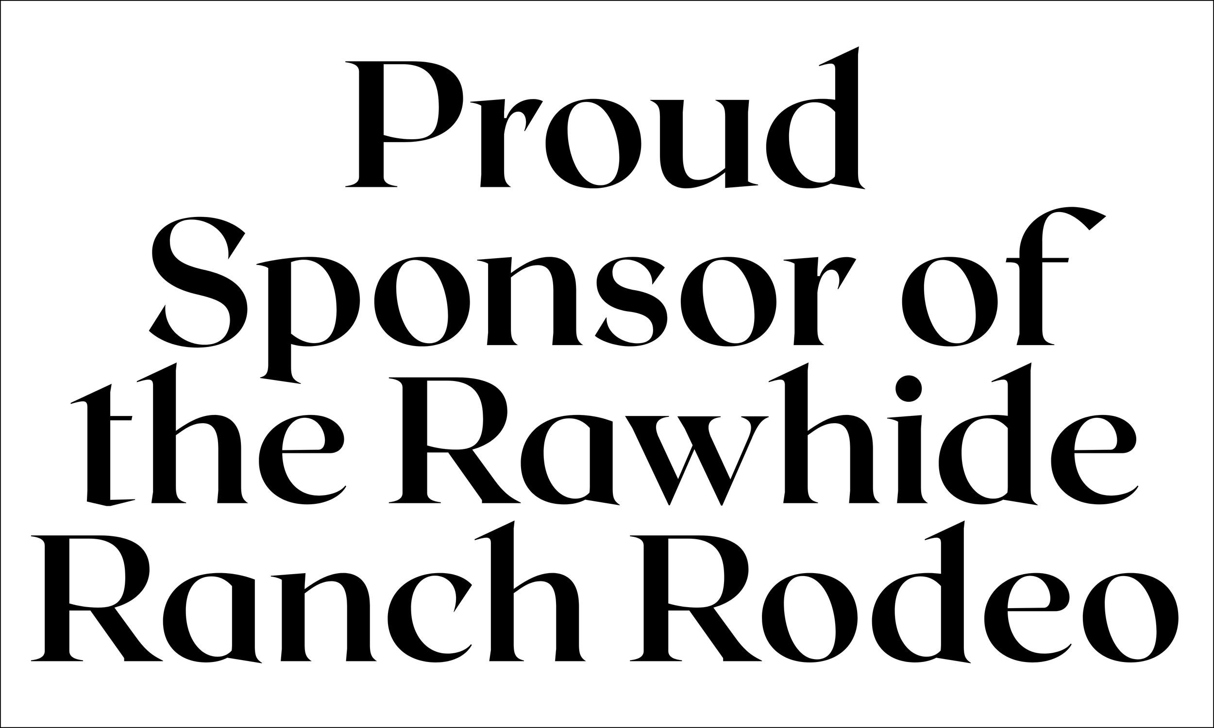 Legends Bar & Grill proudly sponsors the Rawhide Ranch Rodeo
