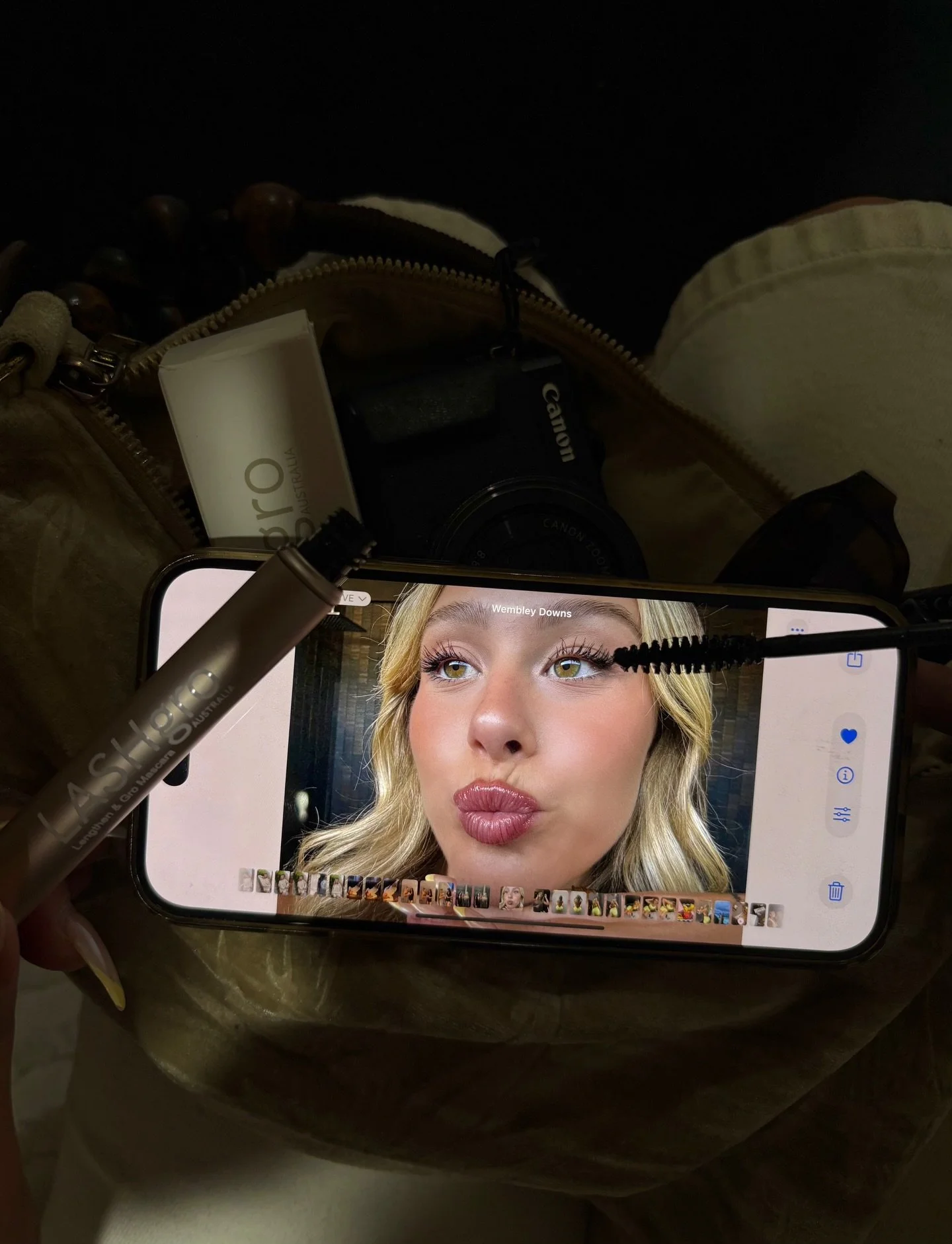 what&rsquo;s in my bag: @lashgroaustralia 🎀🩰

Miss Universe Australia is Proudly Presented by; @hairhouseaustralia and @halohairau
Cosmetic Dentistry Partner; @voguedentalstudios
Hair Extensions Partner; @seamless1
Managed by; @pinktankevents
&nbsp