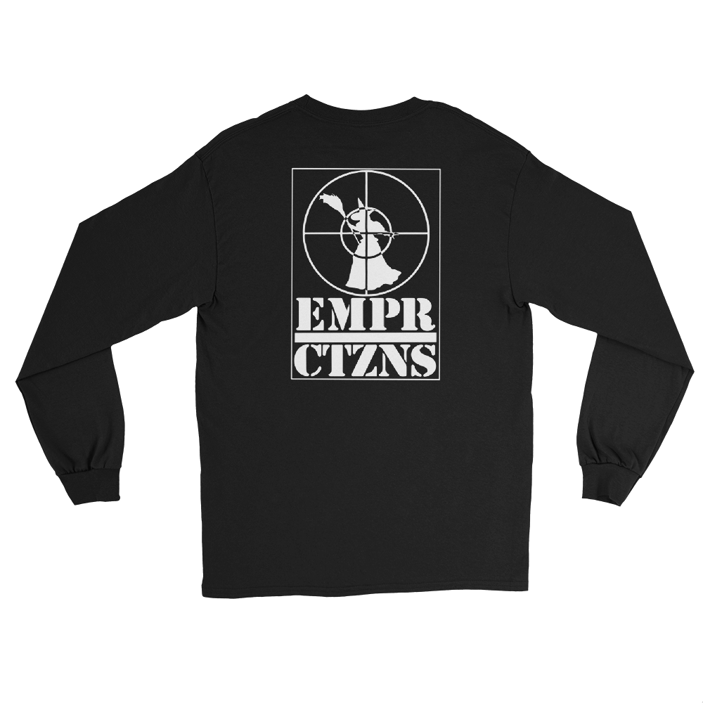 Witch Hunt Back Graphic Long Sleeve Shirt