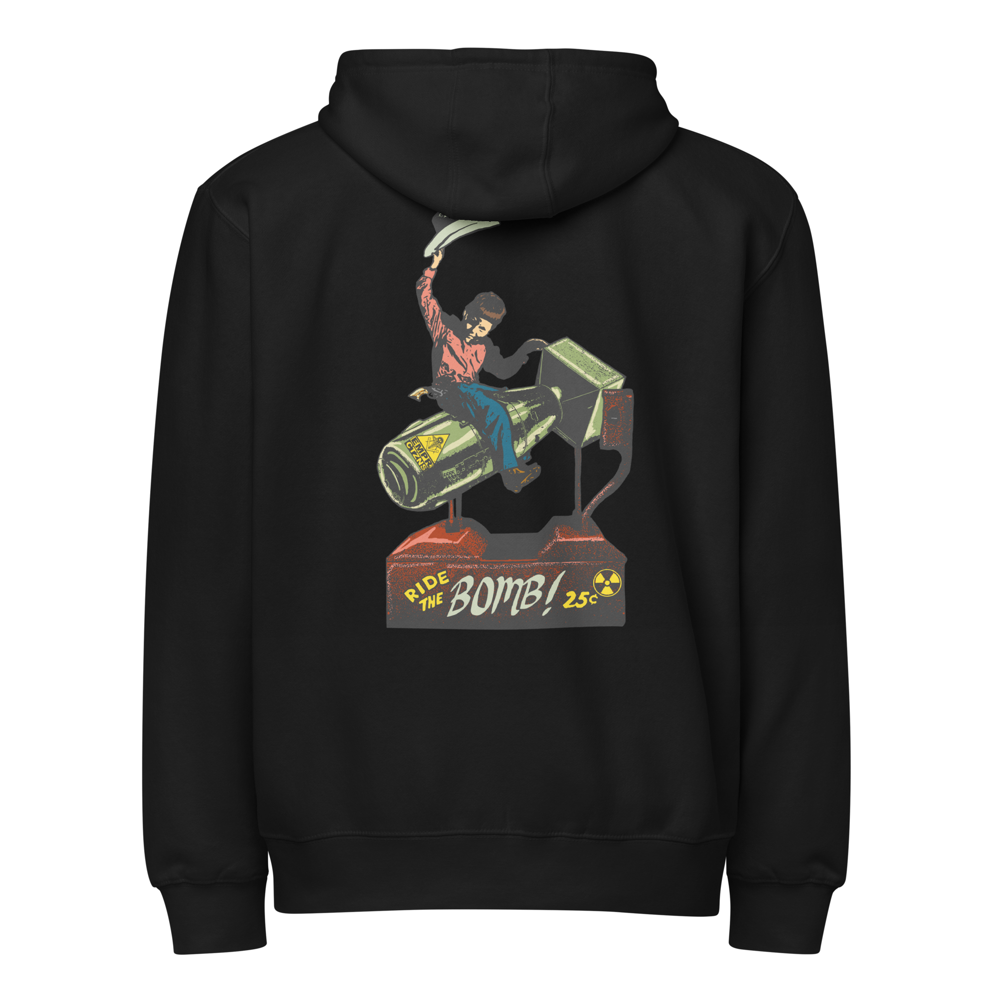 Ride The Bomb Graphic Zip Hoodie