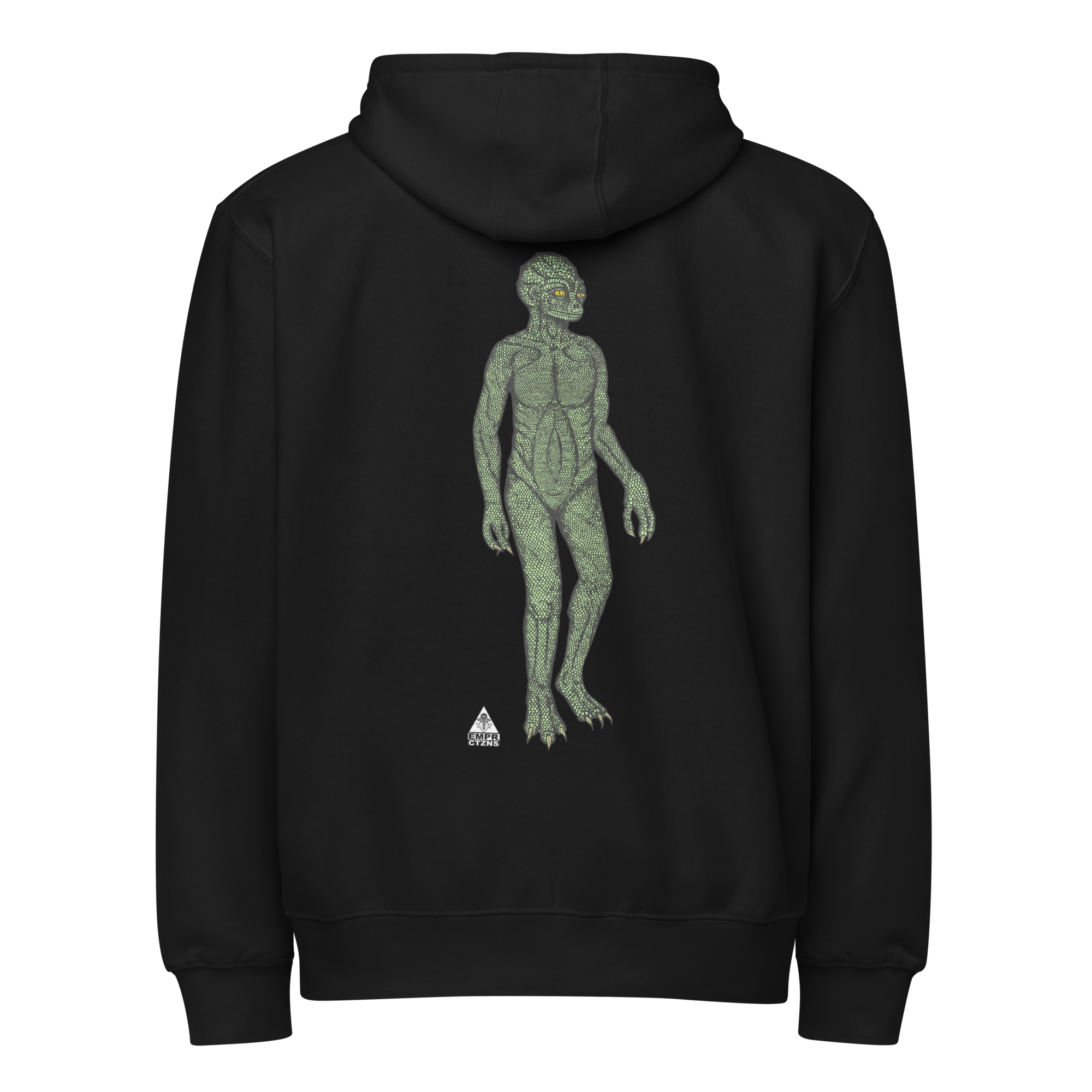 Lizard Man Zip Hoodie