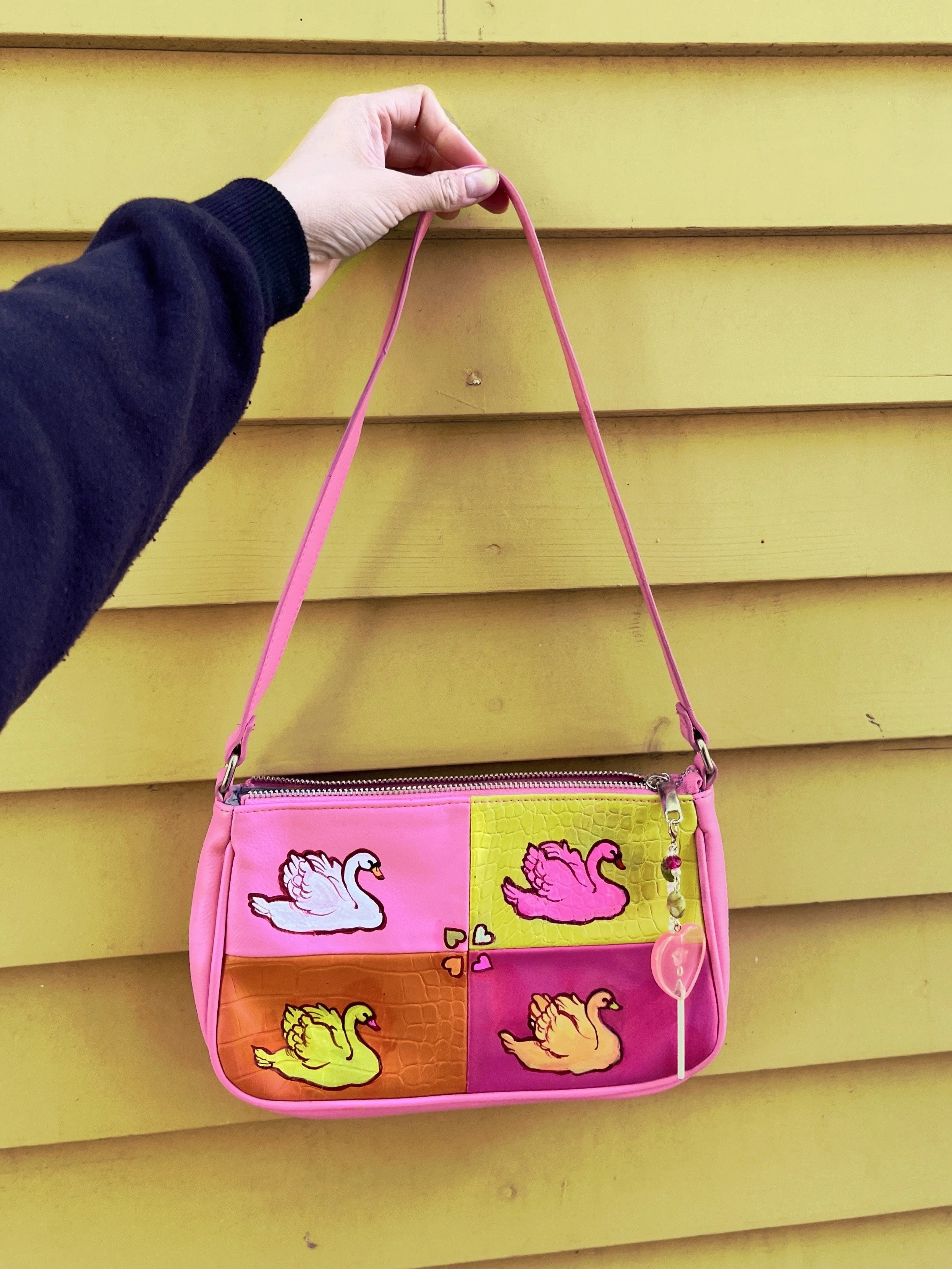 Pop Art Swan Purse