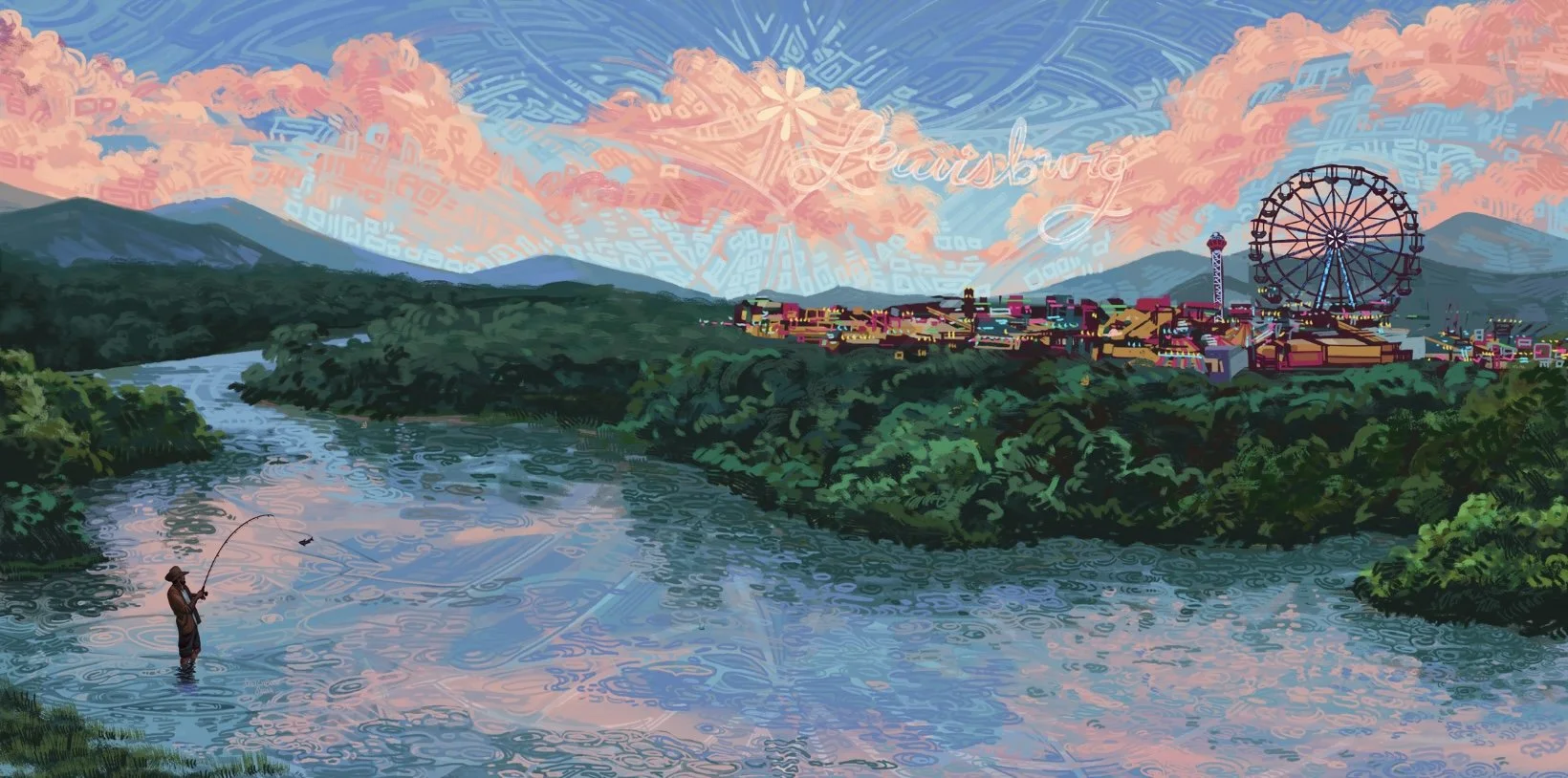 Mural design for Walmart