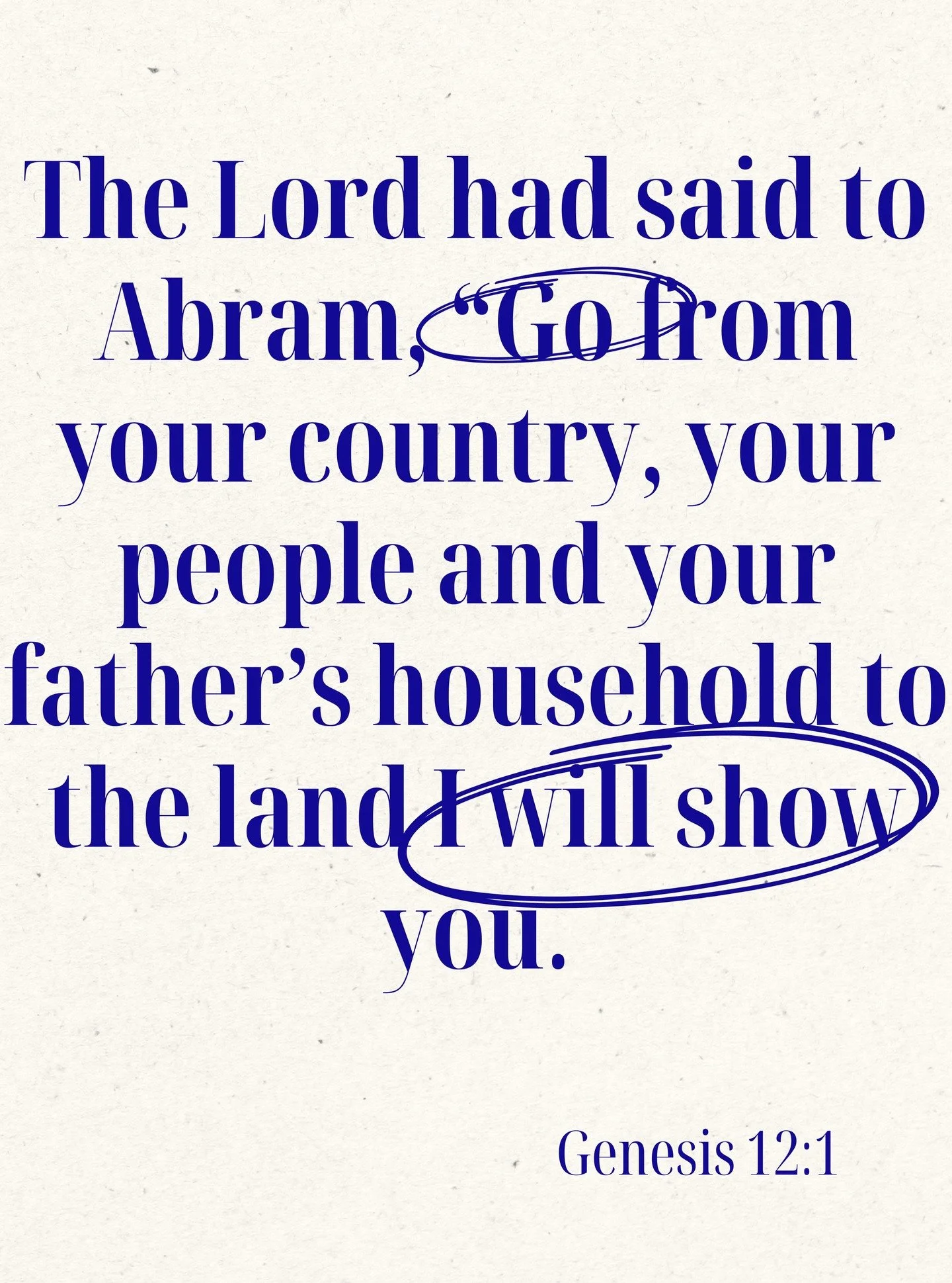 A call to a deepening of faith in God.

Like Abram, many of us have left behind countries we loved, families we miss, and systems that once made sense. We have stepped into a land where the rules are different, the language may not come naturally, an