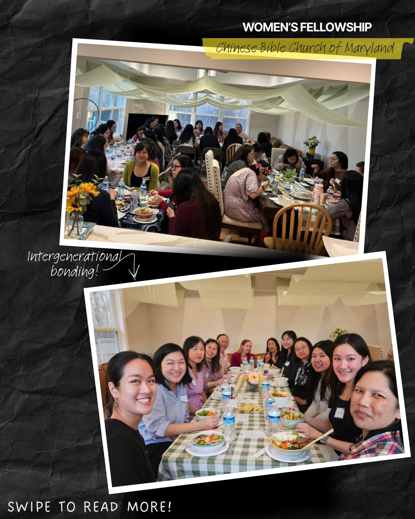 The ladies at Chinese Bible Church of Maryland gathered together for a wonderful time of intergenerational fellowship! We love seeing how our TICI alumni churches are engaging in creative ways to continue what they have learned during the two-year le