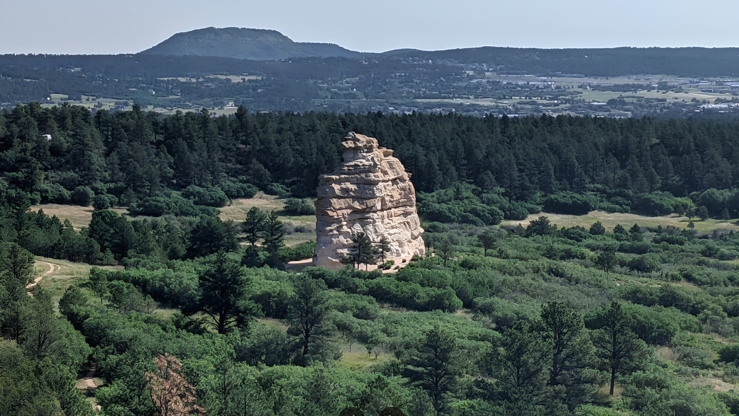Image of a rock formation in monument colorado