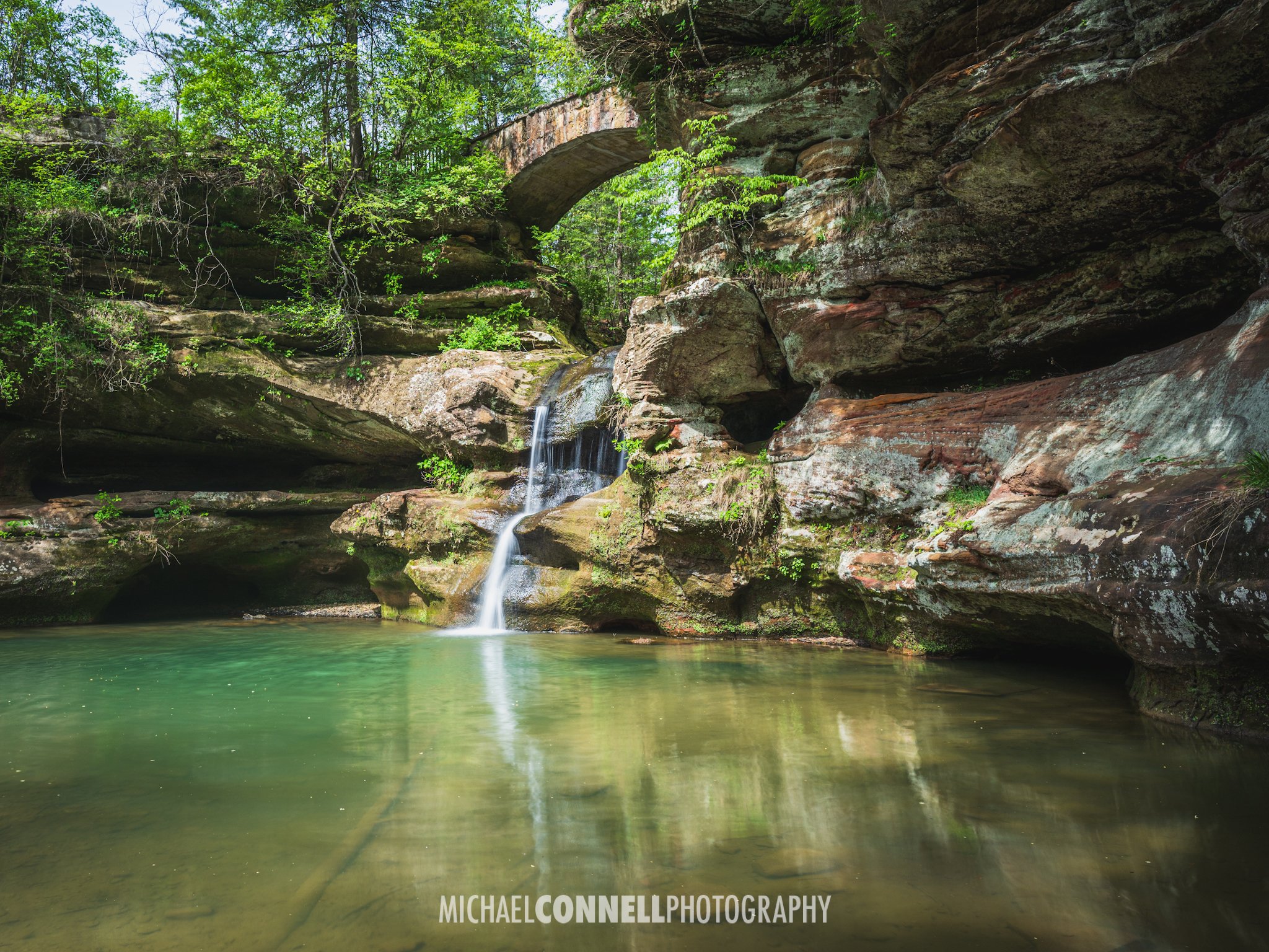 Old Man’s Cave Upper Fall, Hocking Hills State Park, Ohio