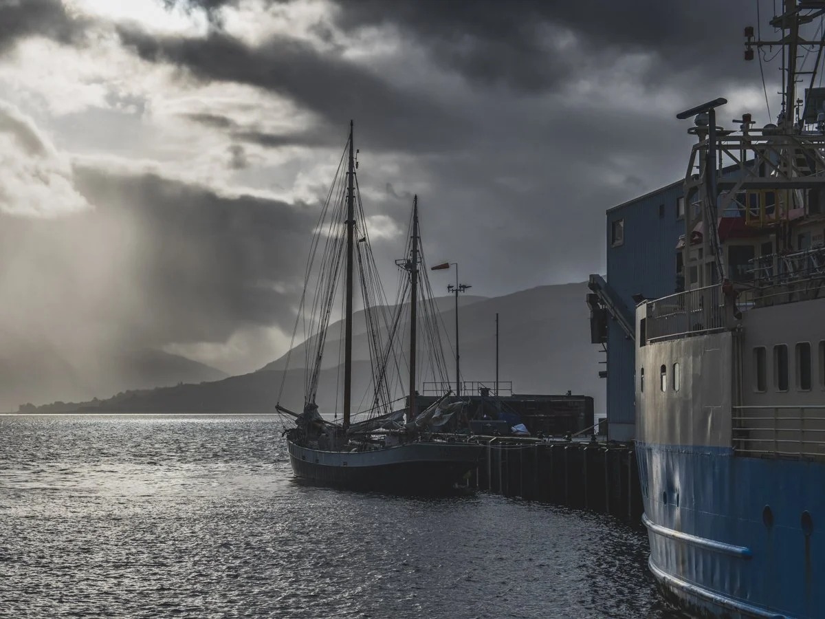Dramatic Ullapool Storm Photograph