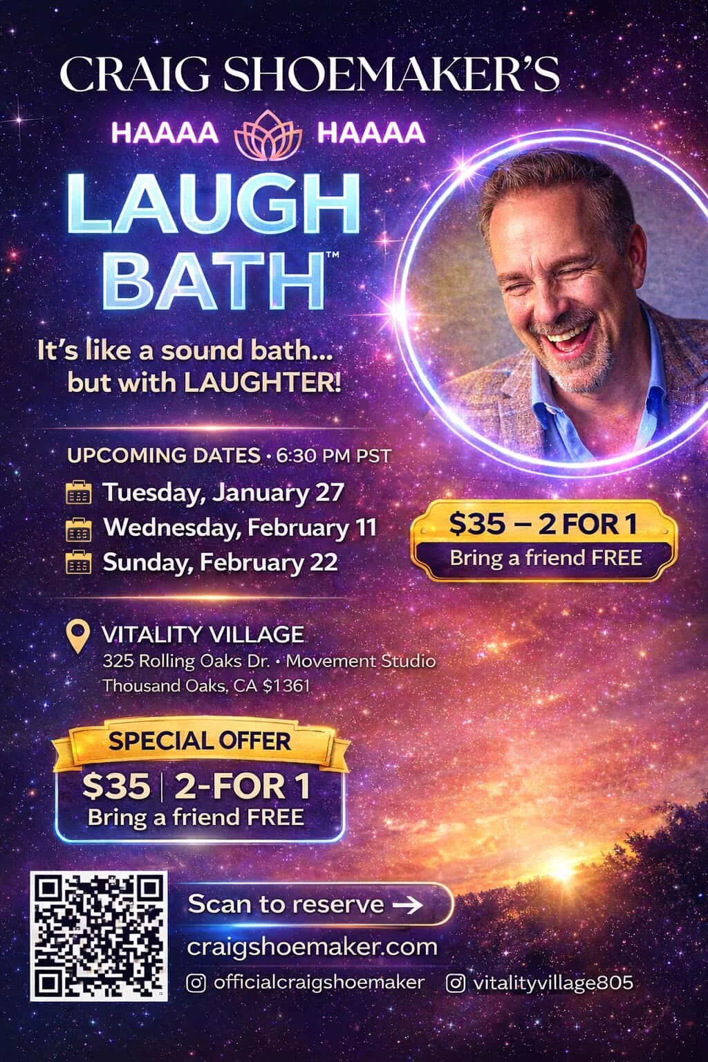 LAUGH BATH - THOUSAND OAKS, CA