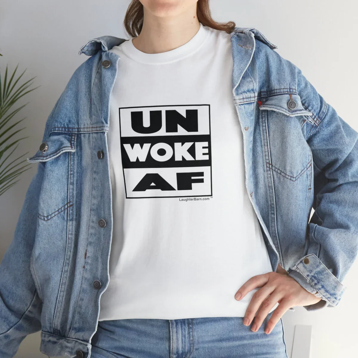 "Unwoke AF" T-Shirt - White