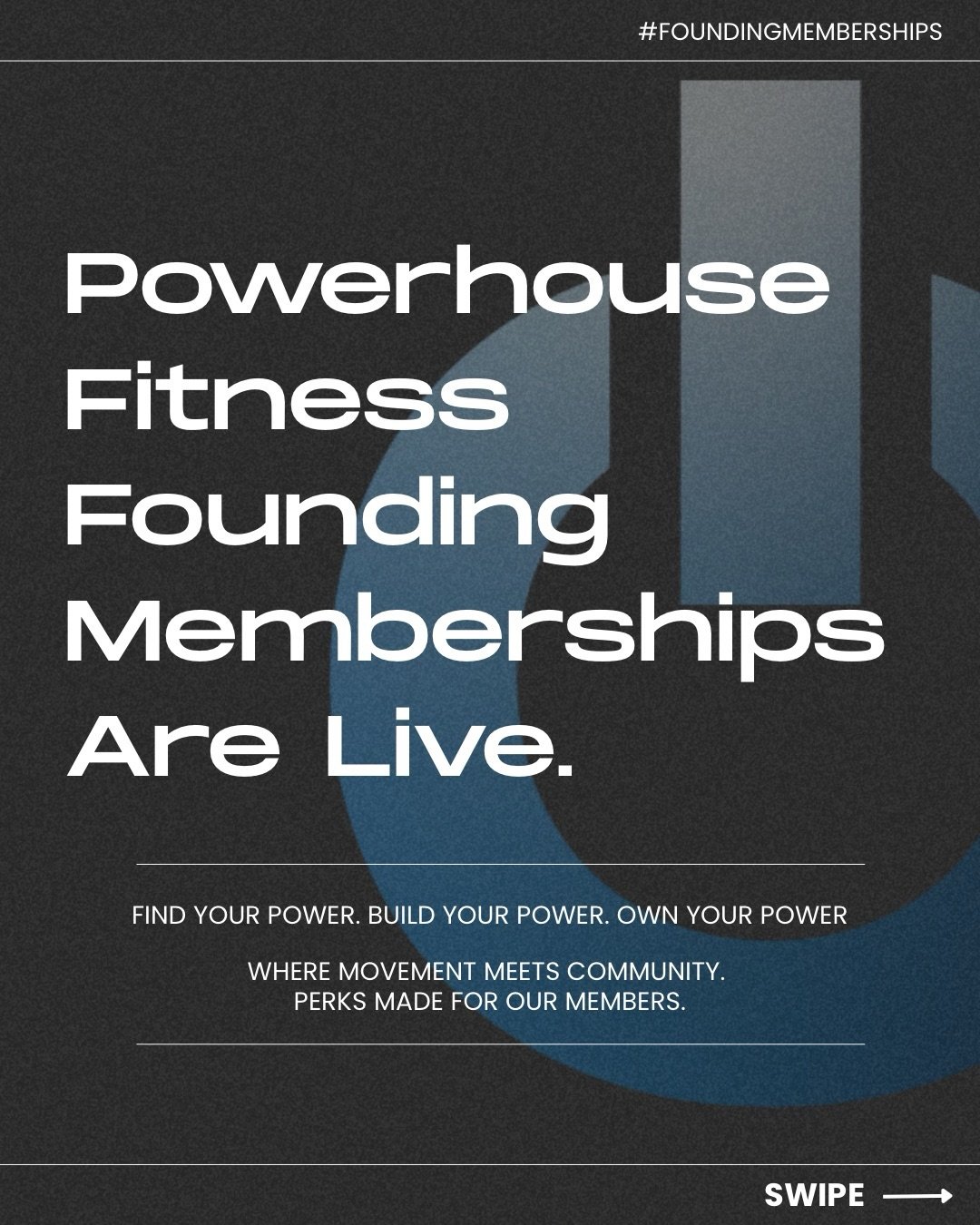 FOUNDING 50 MEMBERSHIPS ARE LIVE. ⚡️

And they come with a lot more than our Founding rate. 🔗 in bio. 

Think over 25% savings, unlimited access to both Powerhouse locations, Pilates + Lagree, exclusive Founder perks, and your very own limited-editi