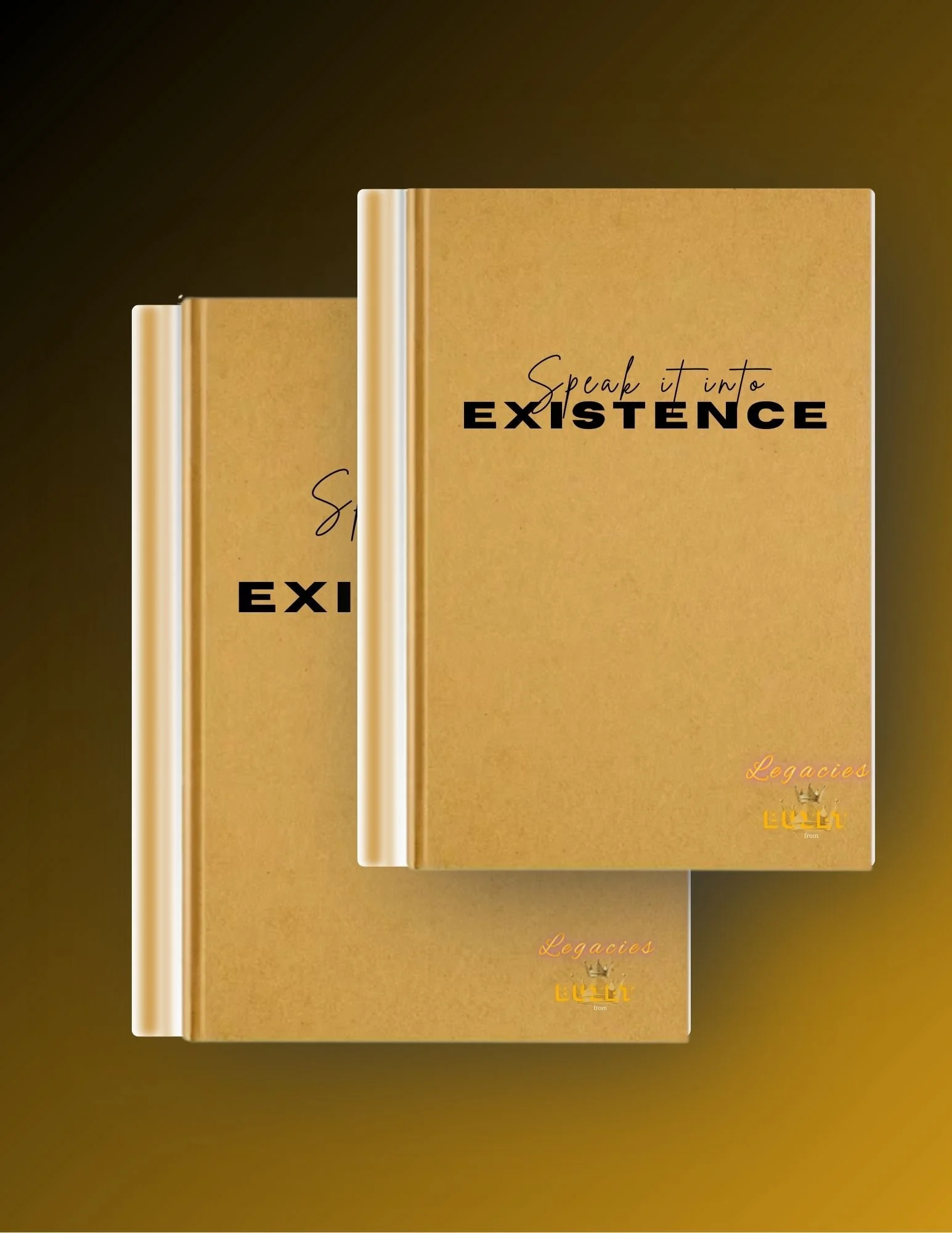 Speak It Into Existence™ — Hardcover Manifestation Journal