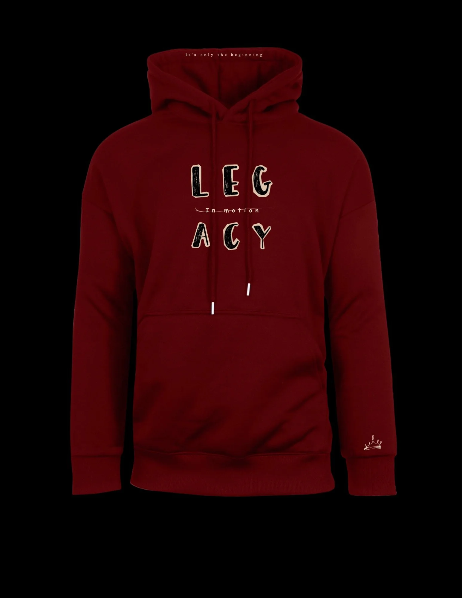 Legacy In Motion™ Sherpa Hoodie — “Still Moving” (Burgundy)