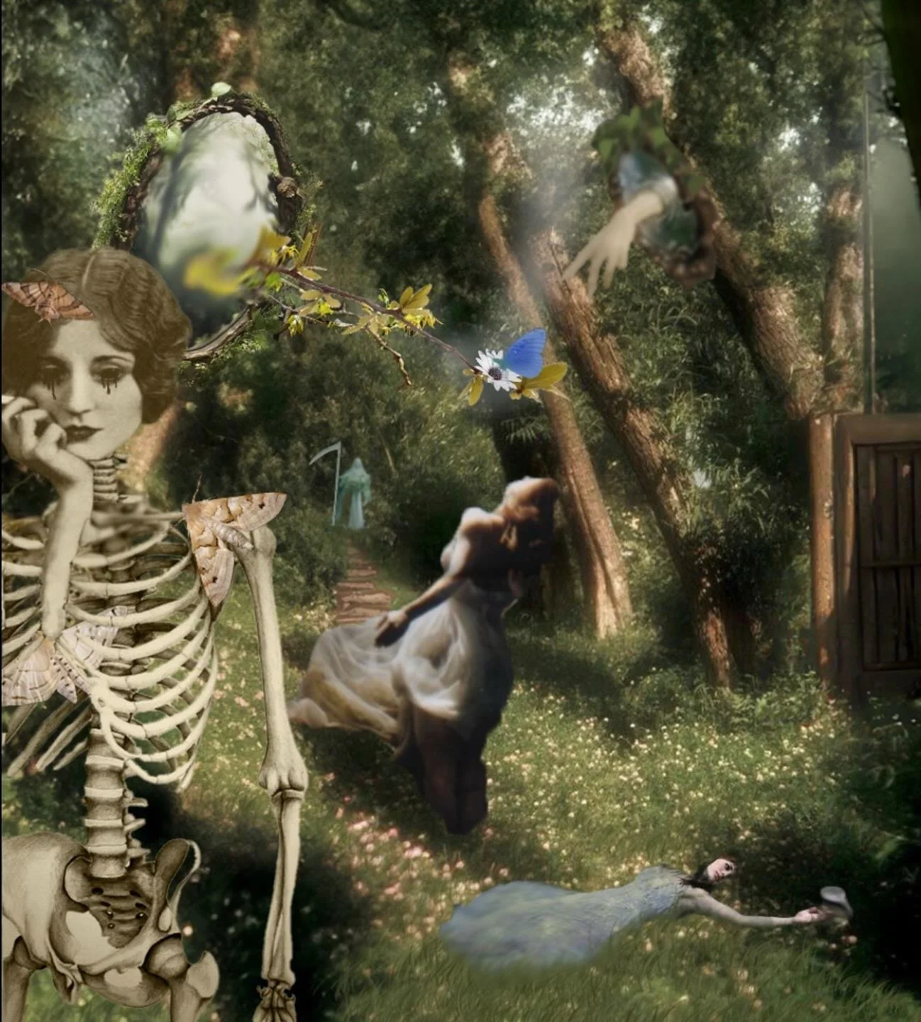 Decided to share an older piece I made in photoshop during my first semester at UNO in my digital media class. I remember feeling so proud of myself and for once, happy with the finished product.