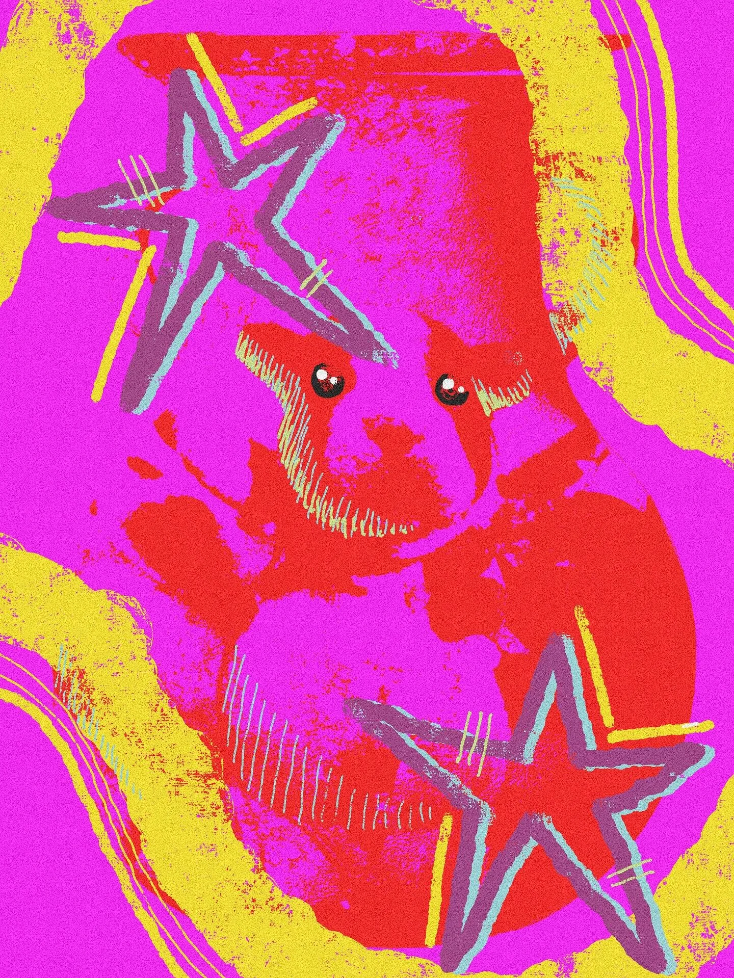 Pibble Belly Amphora Abstracted 1
12.5x18 inches
Collab with @samobobbio